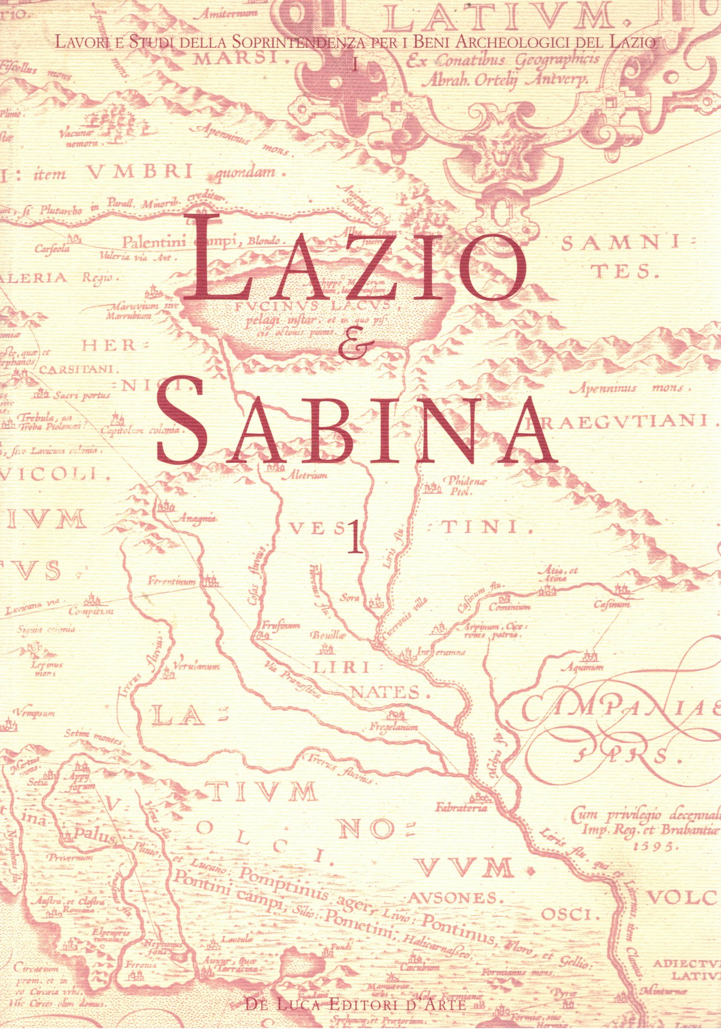 Lazio & Sabina. n° 1 Atti del primo incontro di …