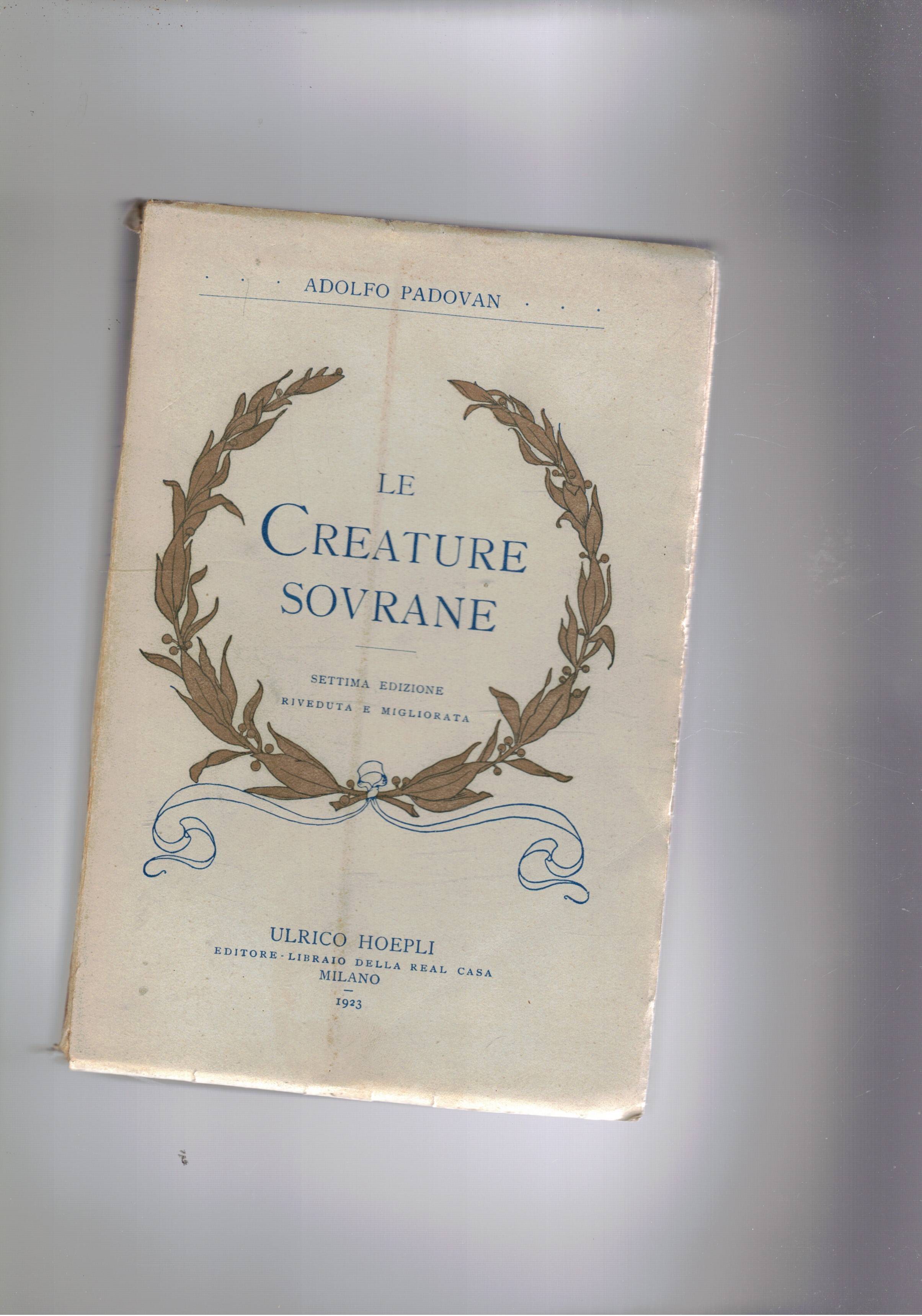 Le creature sovrane: l'uomo di genio, i grandi dolori, le …