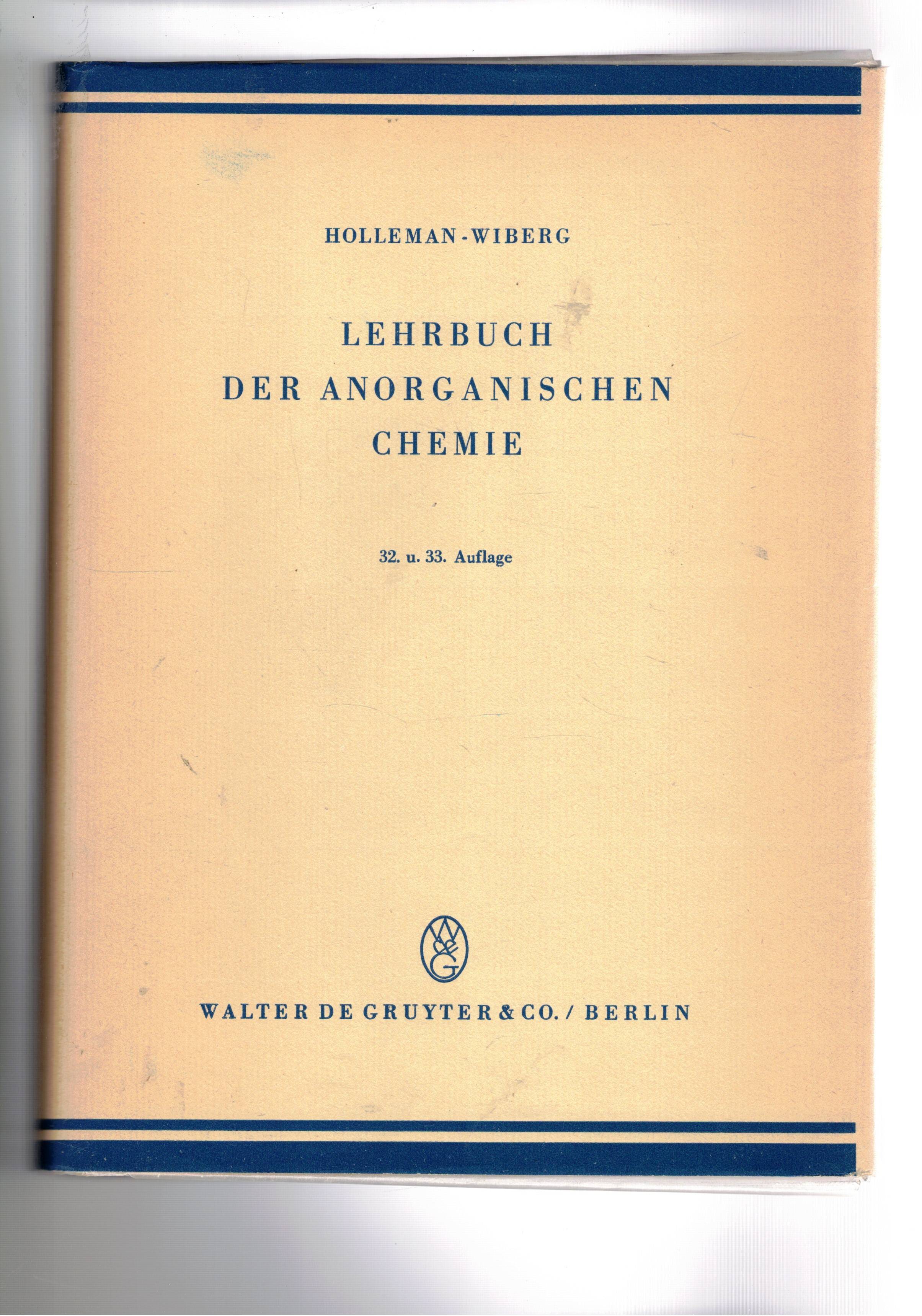 Lehrbuch der Anorganischen Chemie e Lehrbuch der Organischen Chemie. Part …