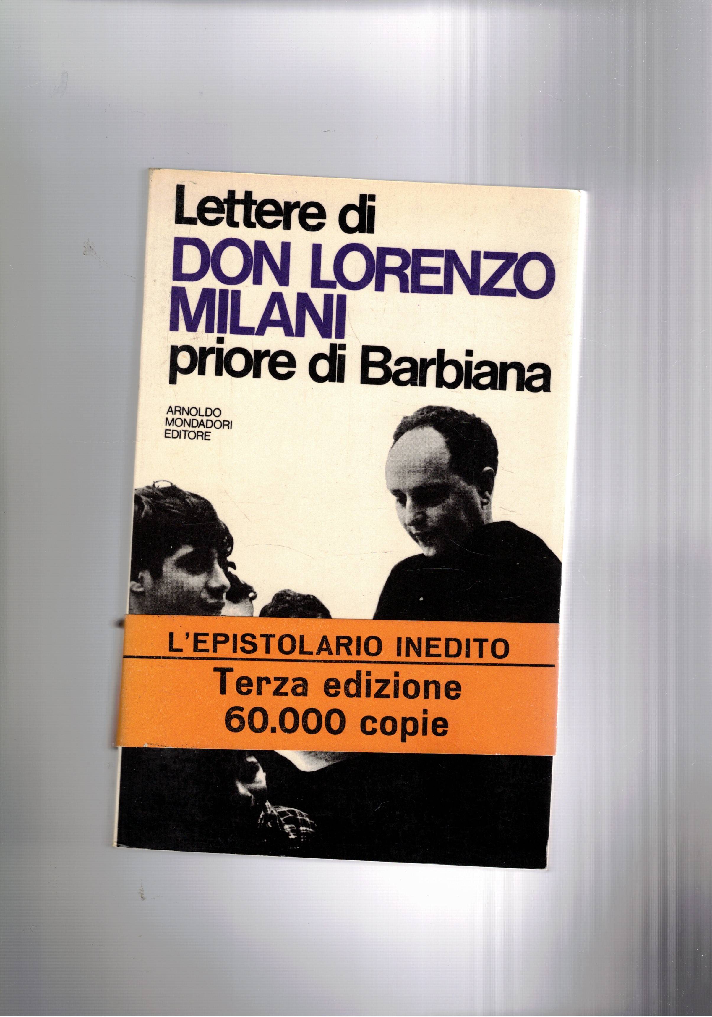 Lettere di don Lorenzo Milani priore di Barbiana.