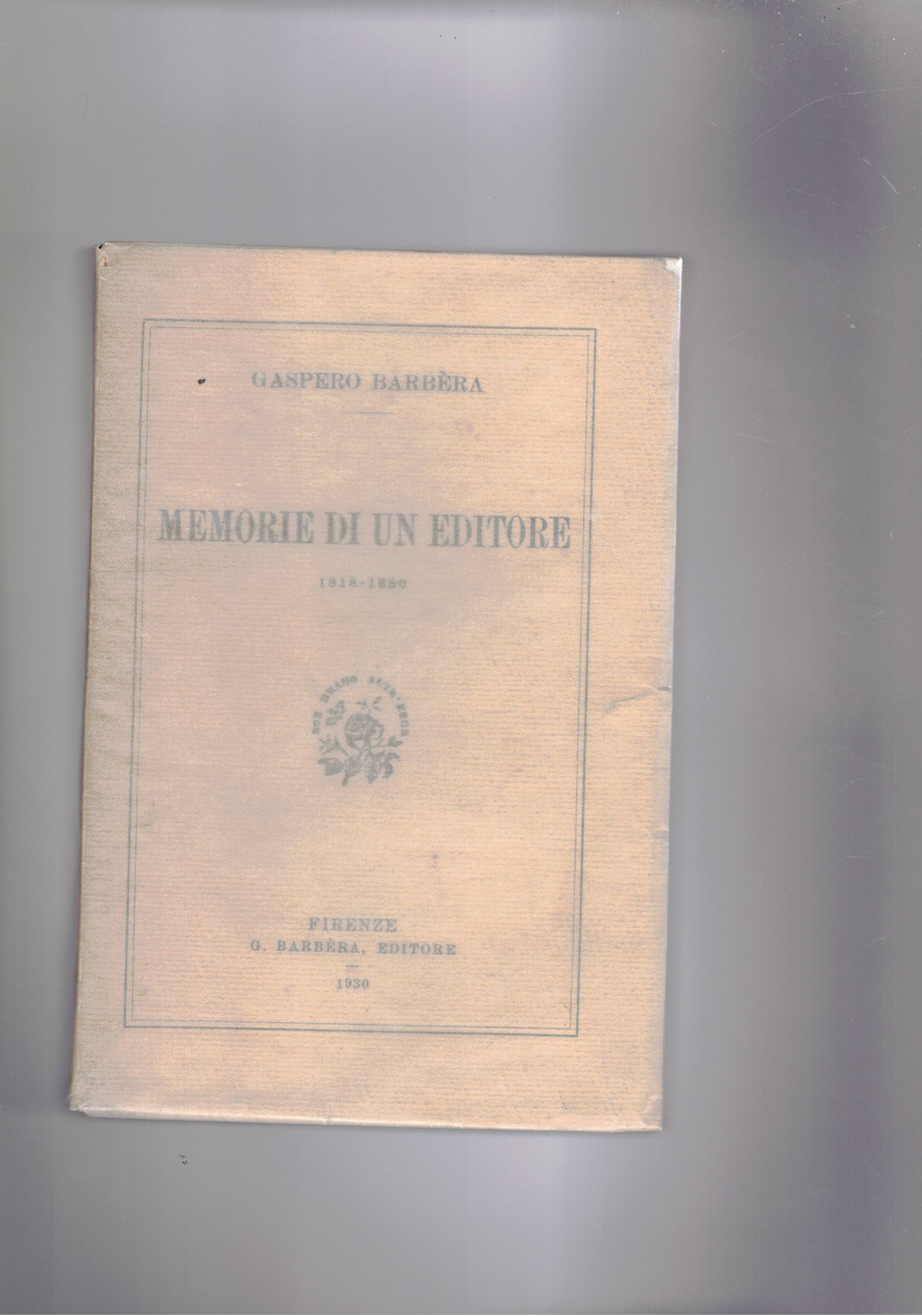 Memorie di un editore.