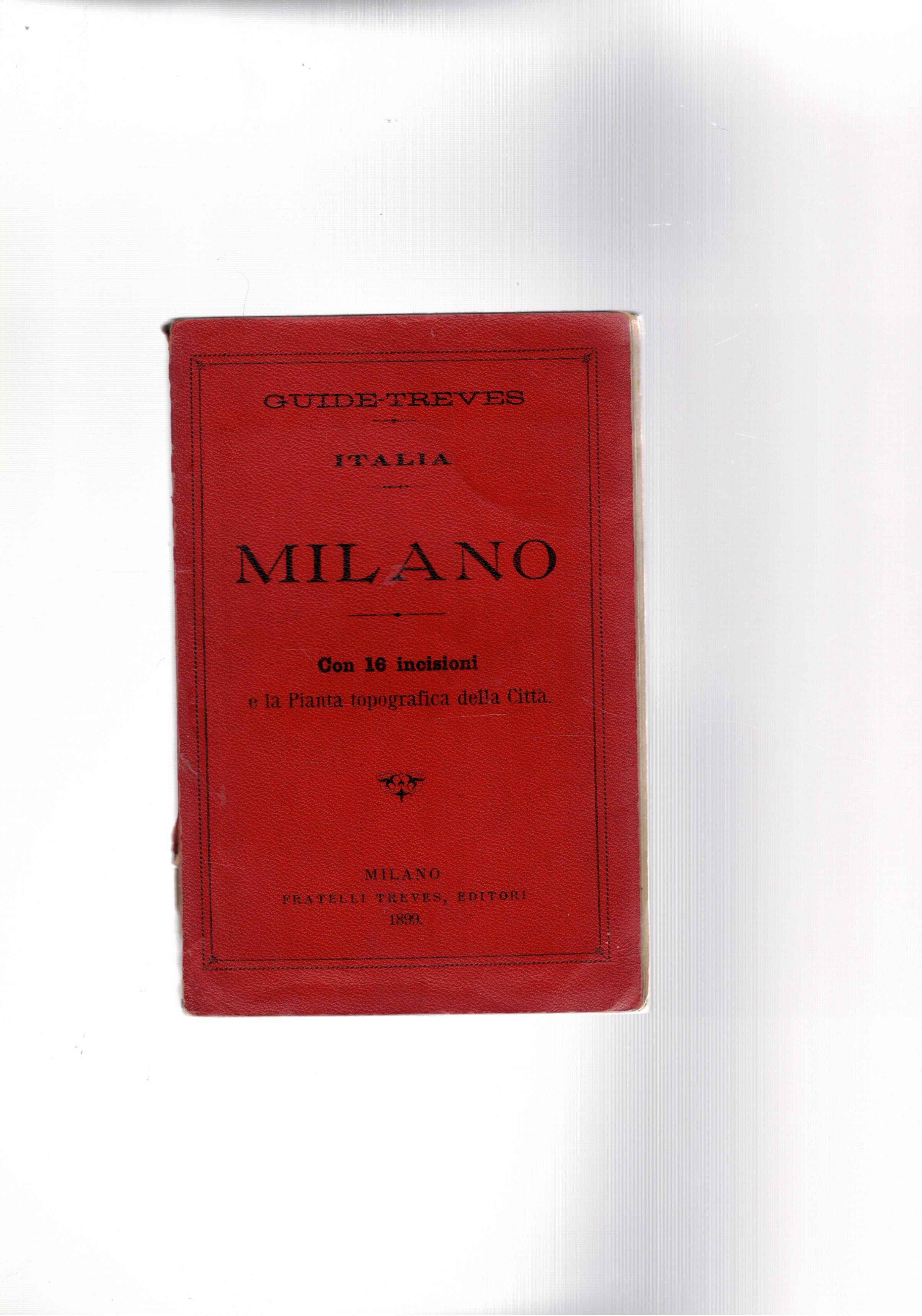 Milano, (guida con 16 inc. e la pianta topgrafica della …