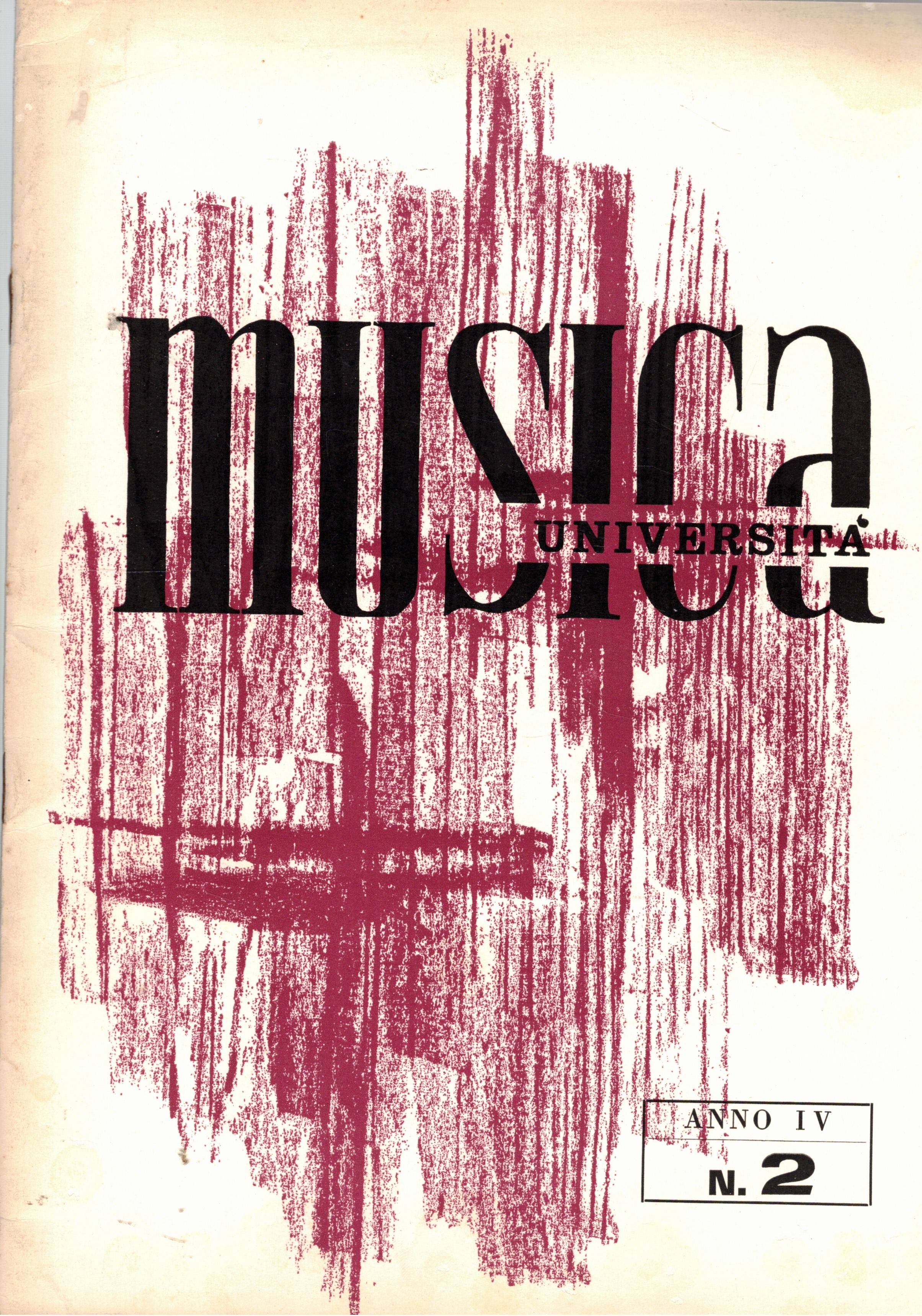 Musica Università, periodico a cura della università dei concerti dell'univ. …
