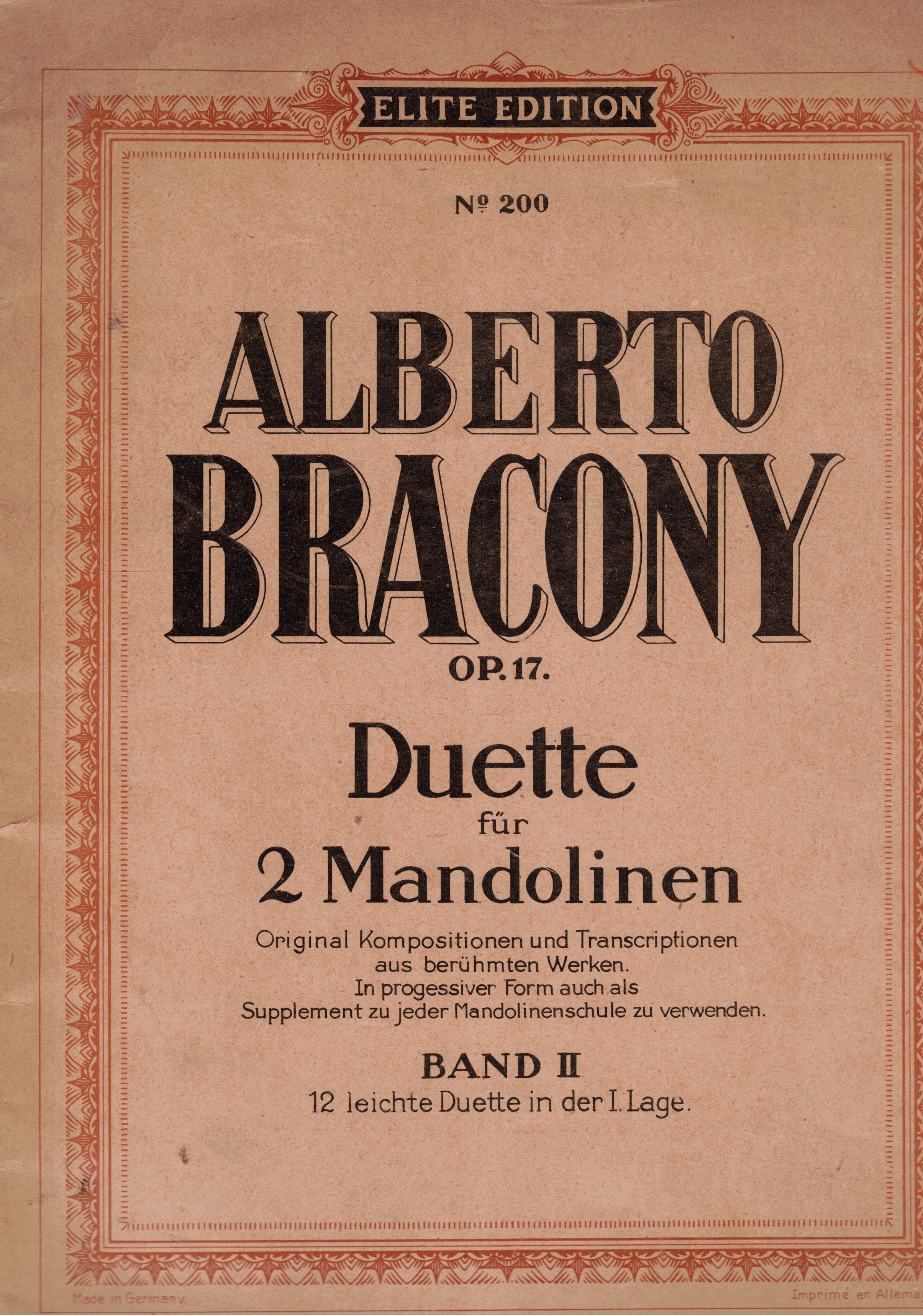 Op. 17. Duette für 2 mandolinen. Solo Band II° 12 …