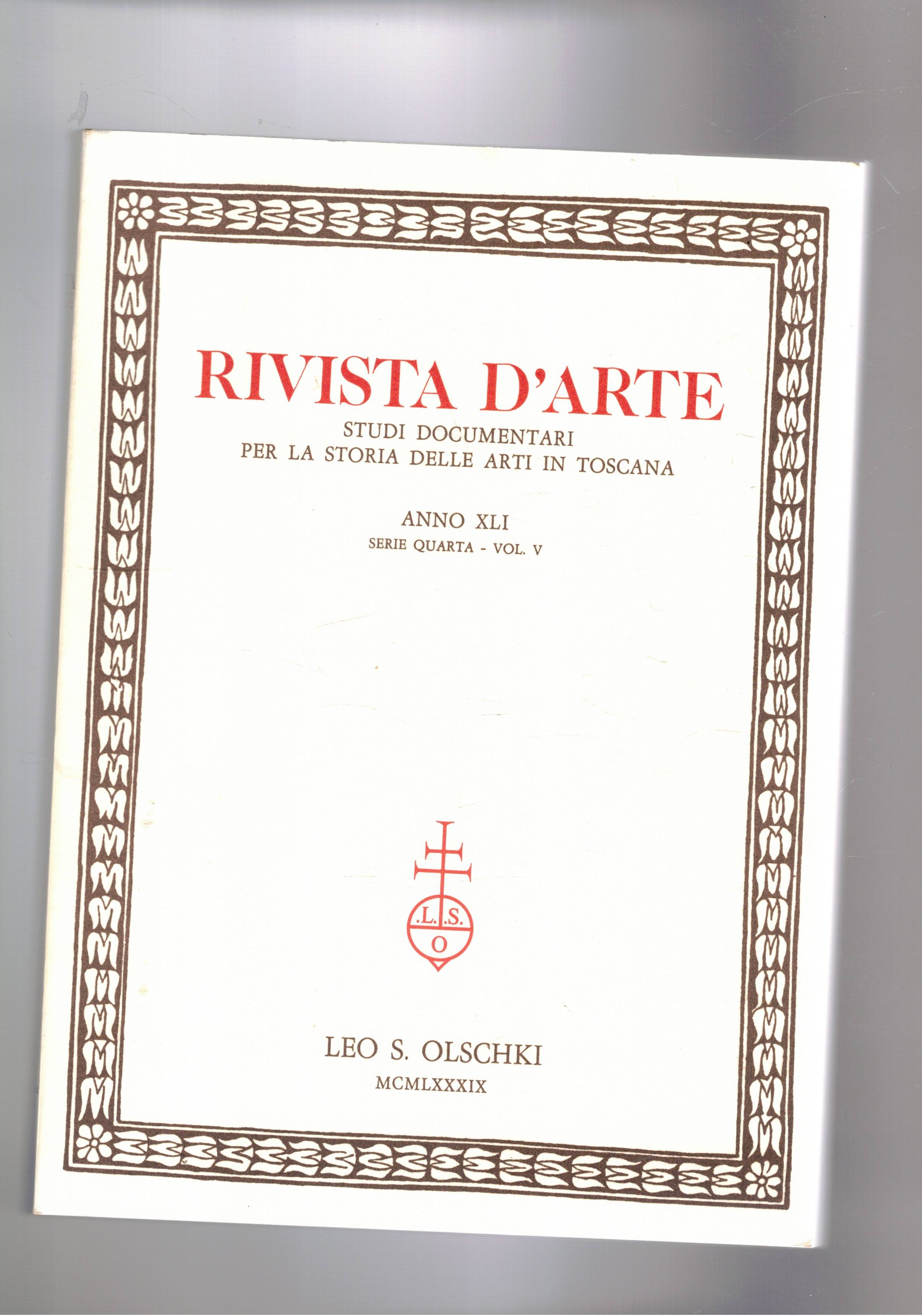 Rivista d'arte. Studi documentari per la storia delle arti in …