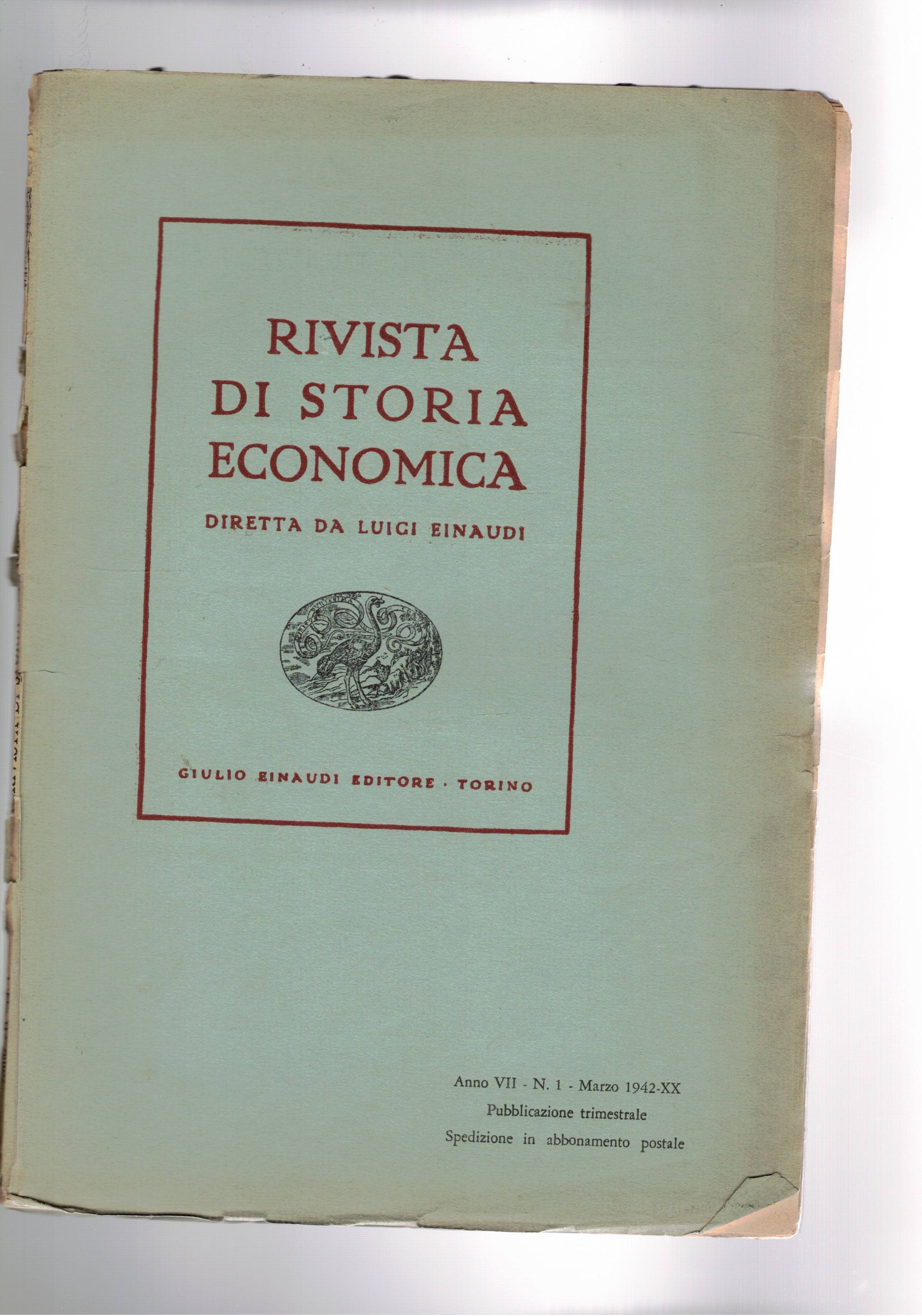 Rivista di storia economica anno VII n° n° 1, 2, …