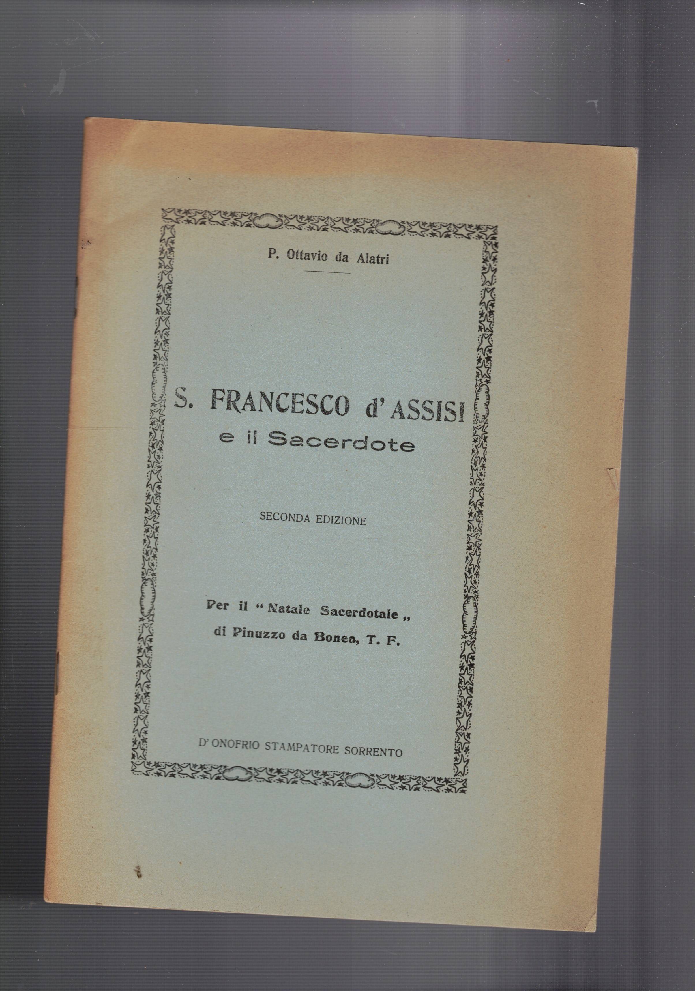 S. Francesco d'Assisi e il sacerdote. Per il natale case …