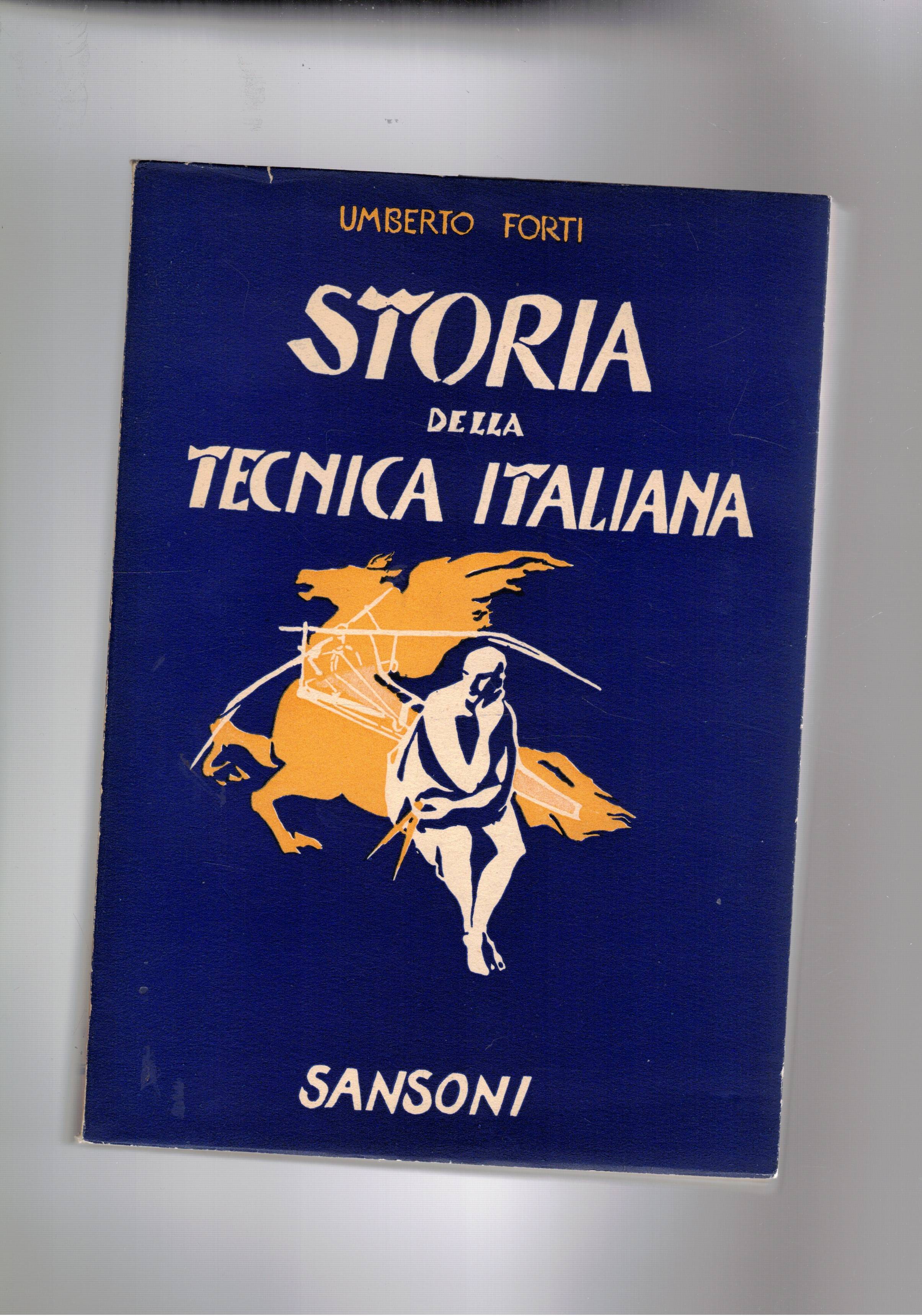 Storia della tecnica italiana, alle origini della vita moderna.