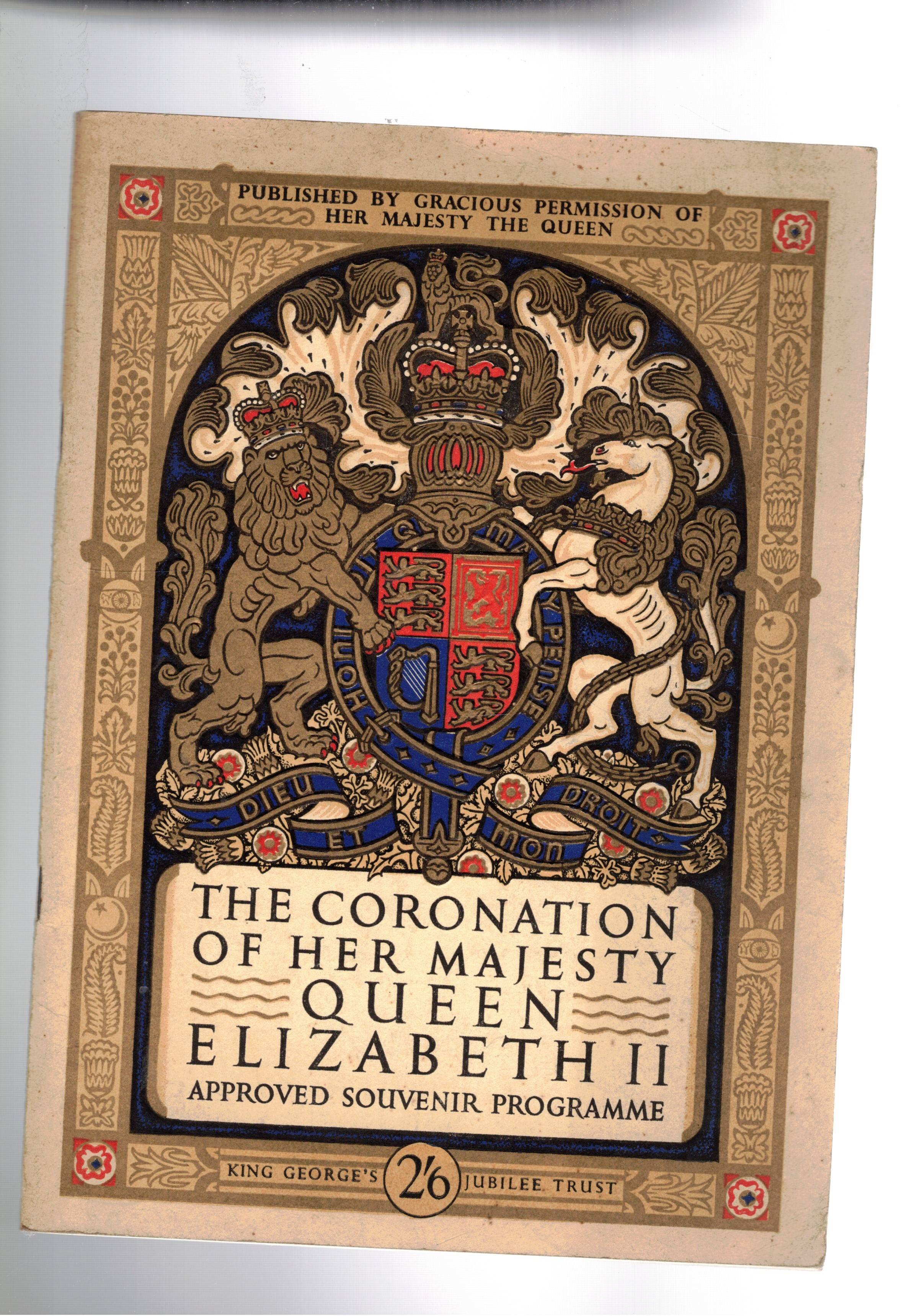 The coronation of her Majesty queen Elizabeth II. Approved souvenirs …