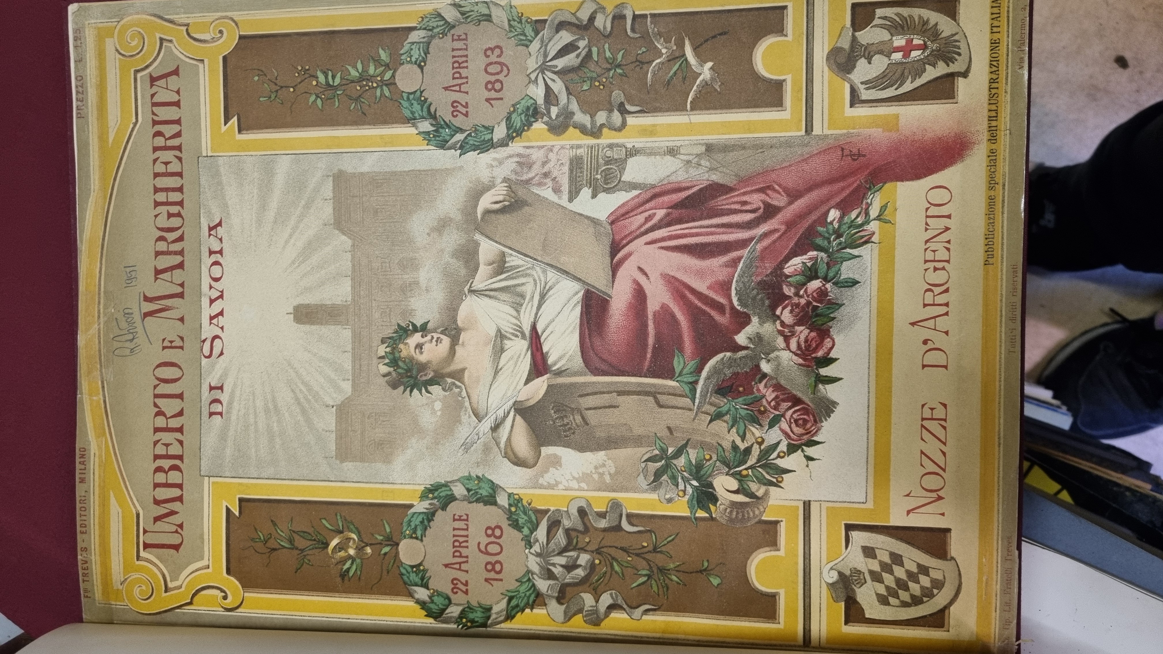 Umberto e Margherita di Savoia. Nozze d'argento. E le feste …