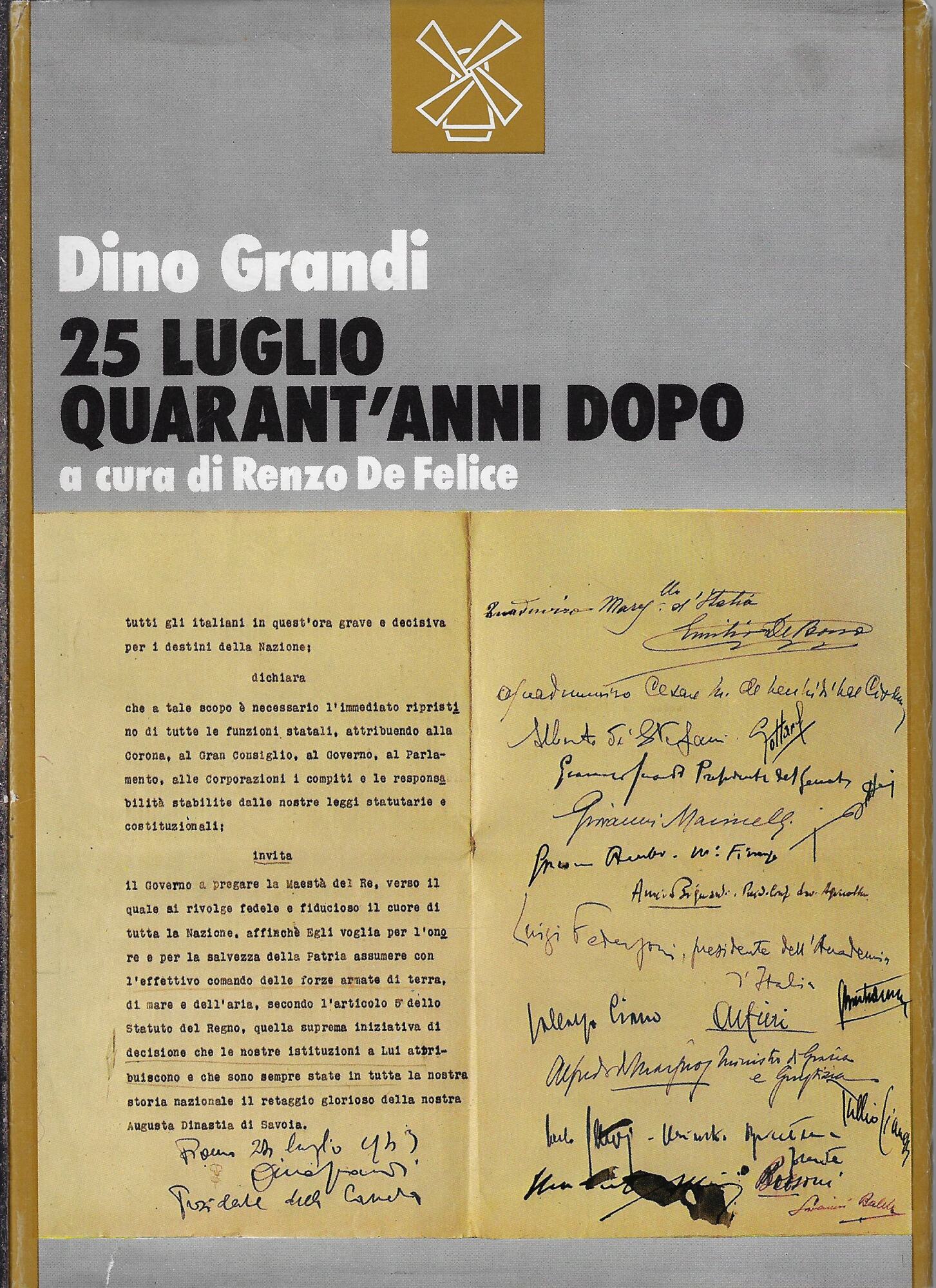 25 luglio. Quarant'anni dopo