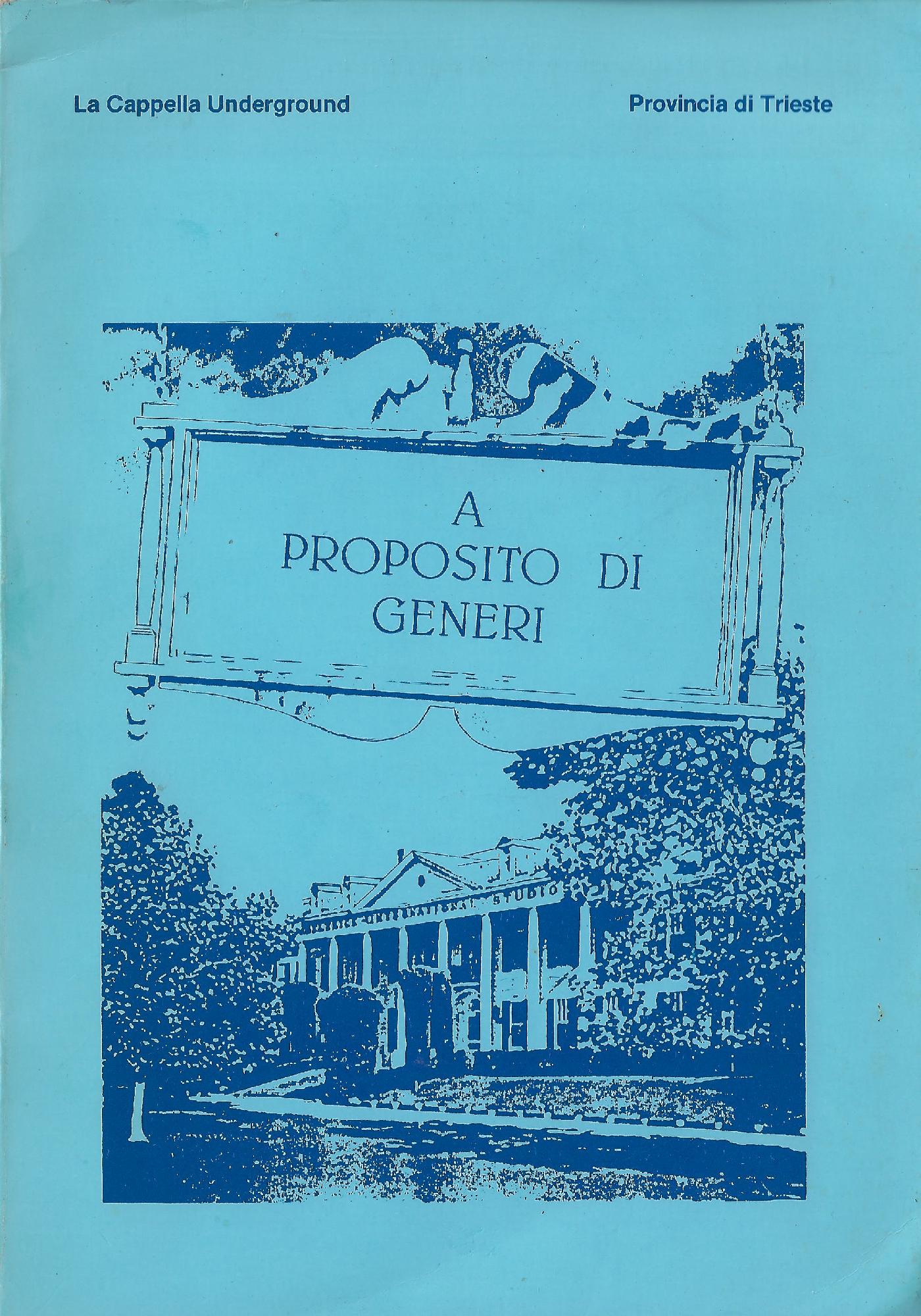 A proposito di generi : corso di storia del cinema …