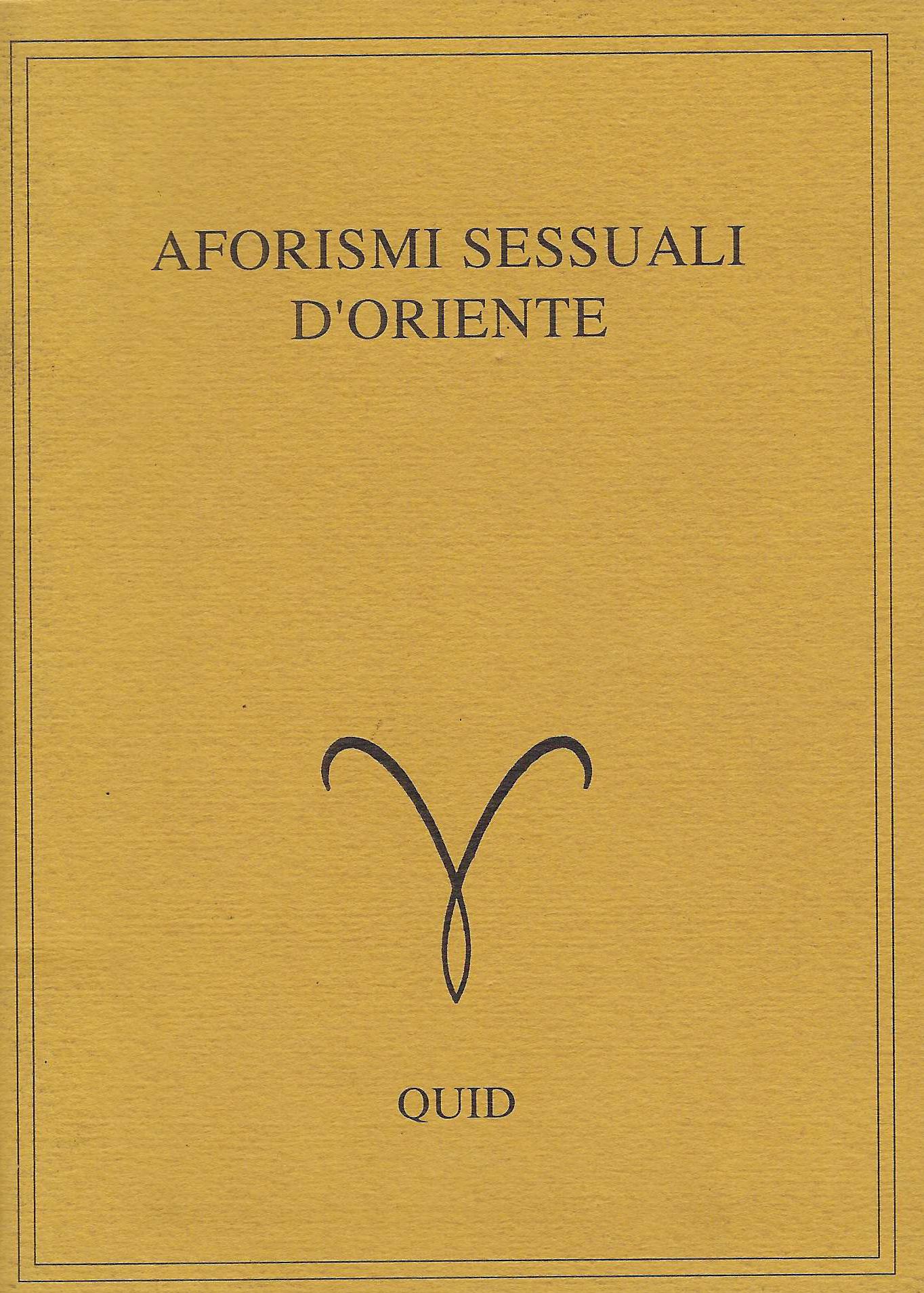 Aforismi sessuali d'Oriente