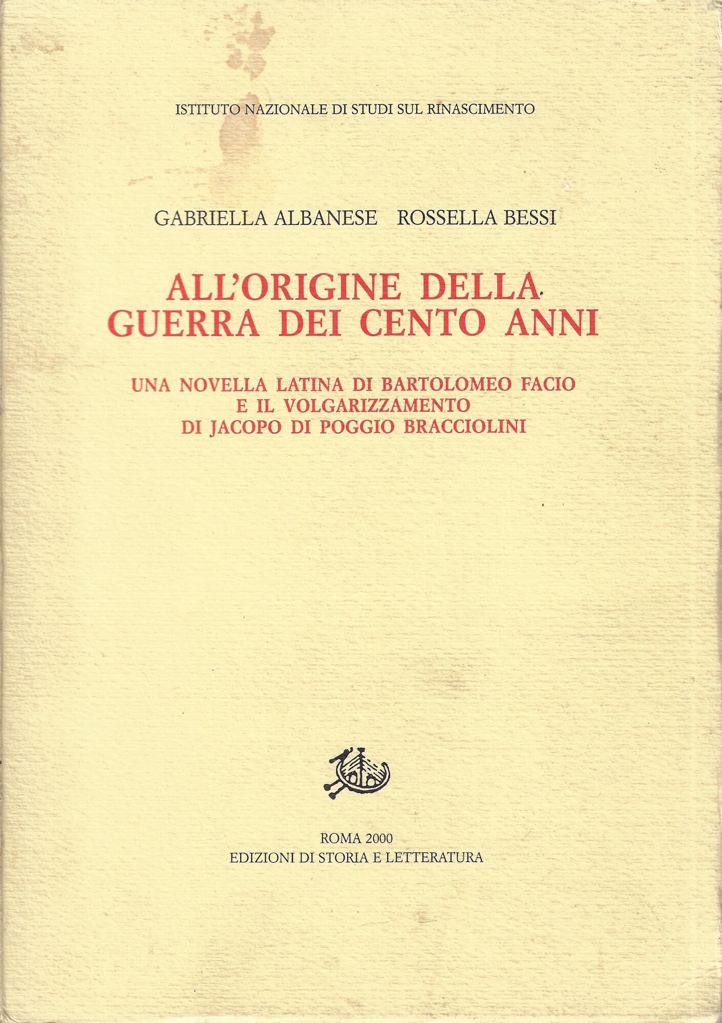 All'origine della guerra dei Cento Anni. Una novella latina di …