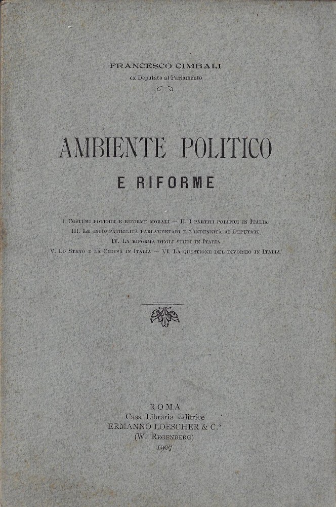 Ambiente politico e riforme