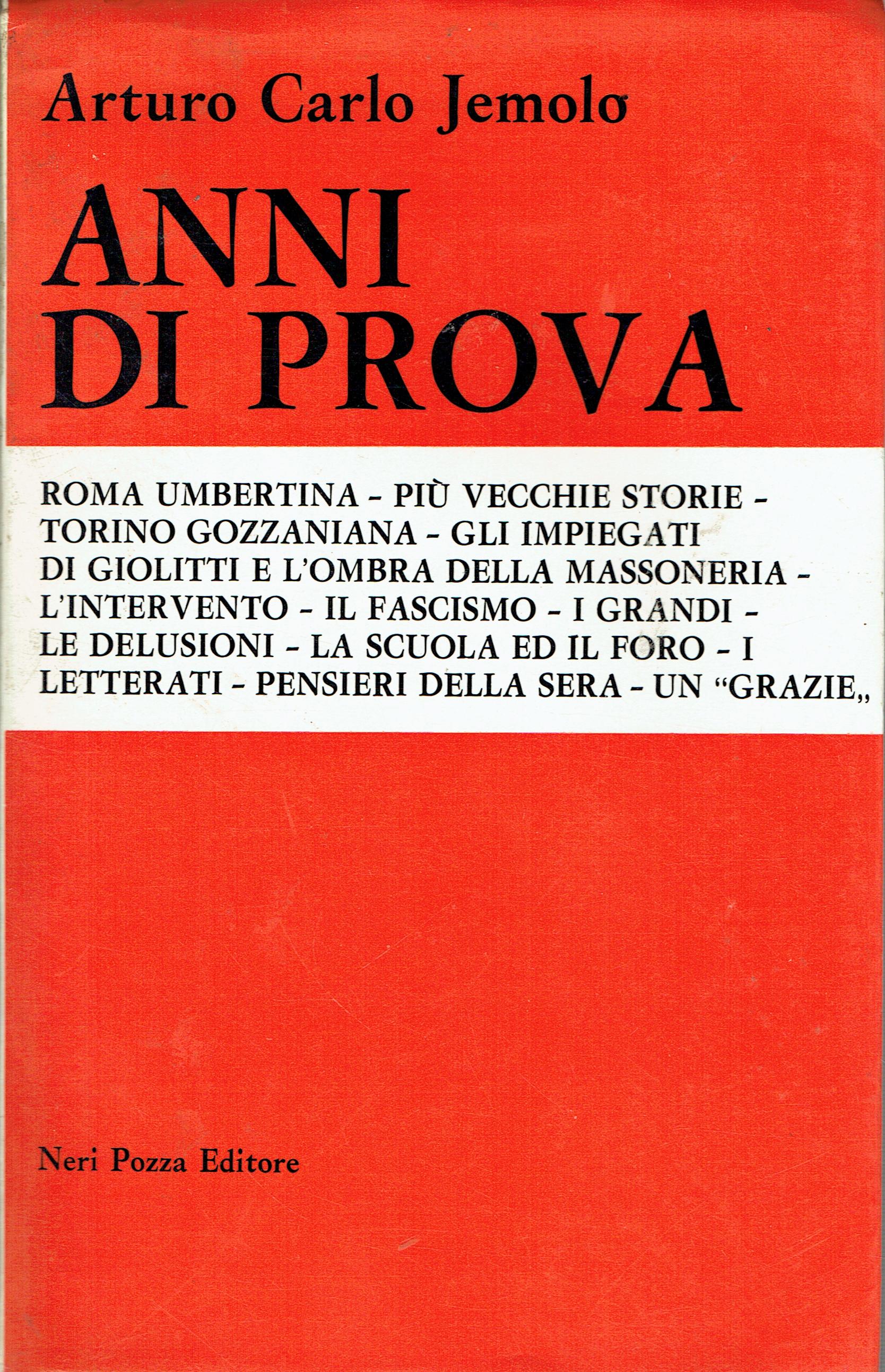 Anni di prova