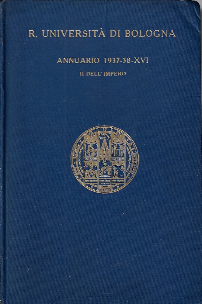 Annuario dell'anno accademico 1937-1938 XVI, II dell'Impero