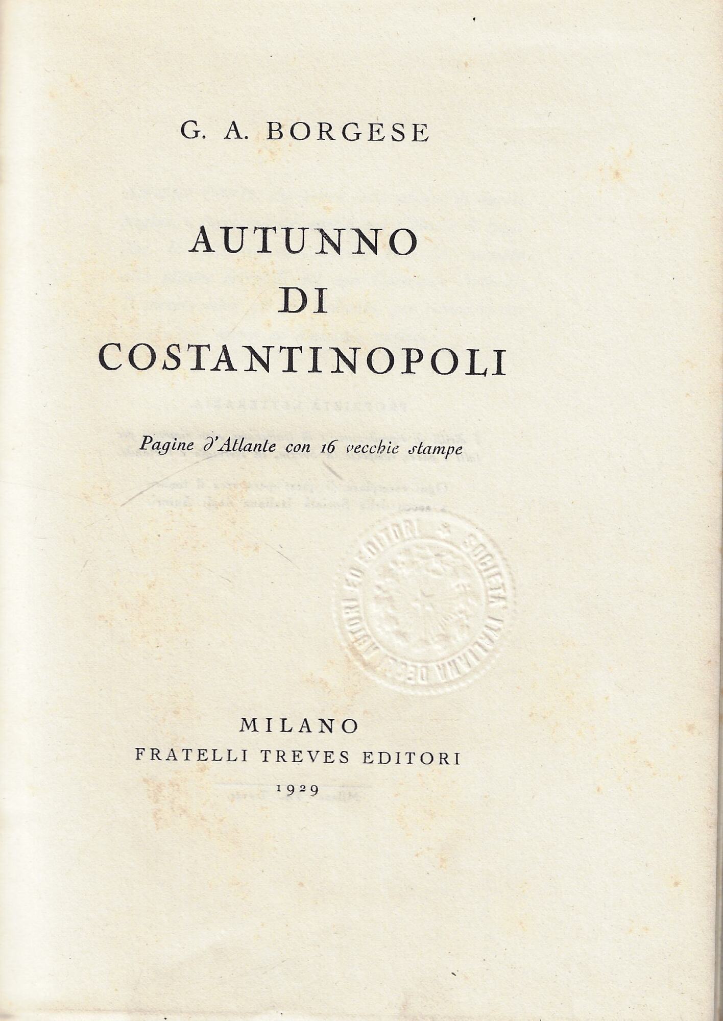 Autunno di Costantinopoli