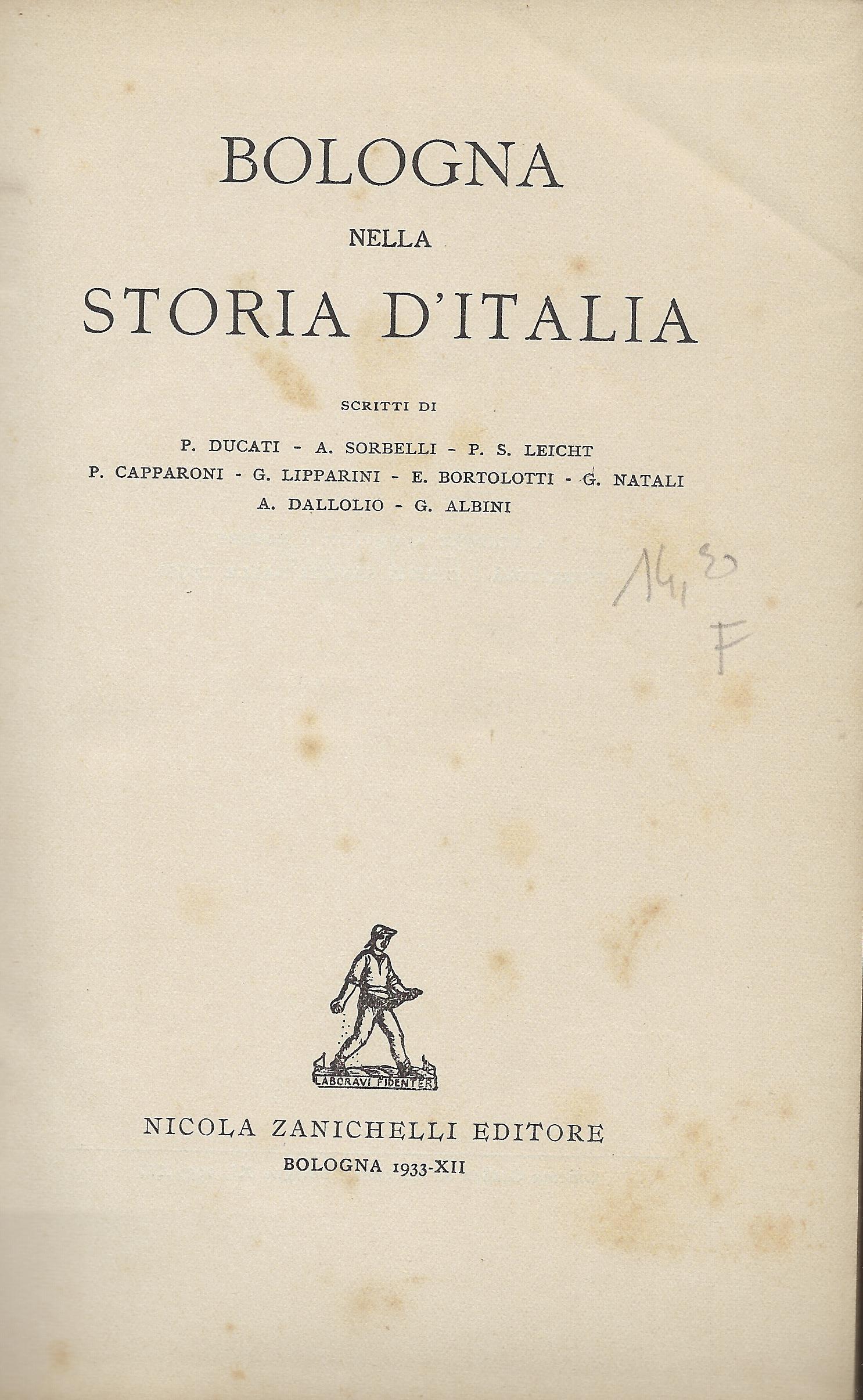 Bologna nella storia d'Italia