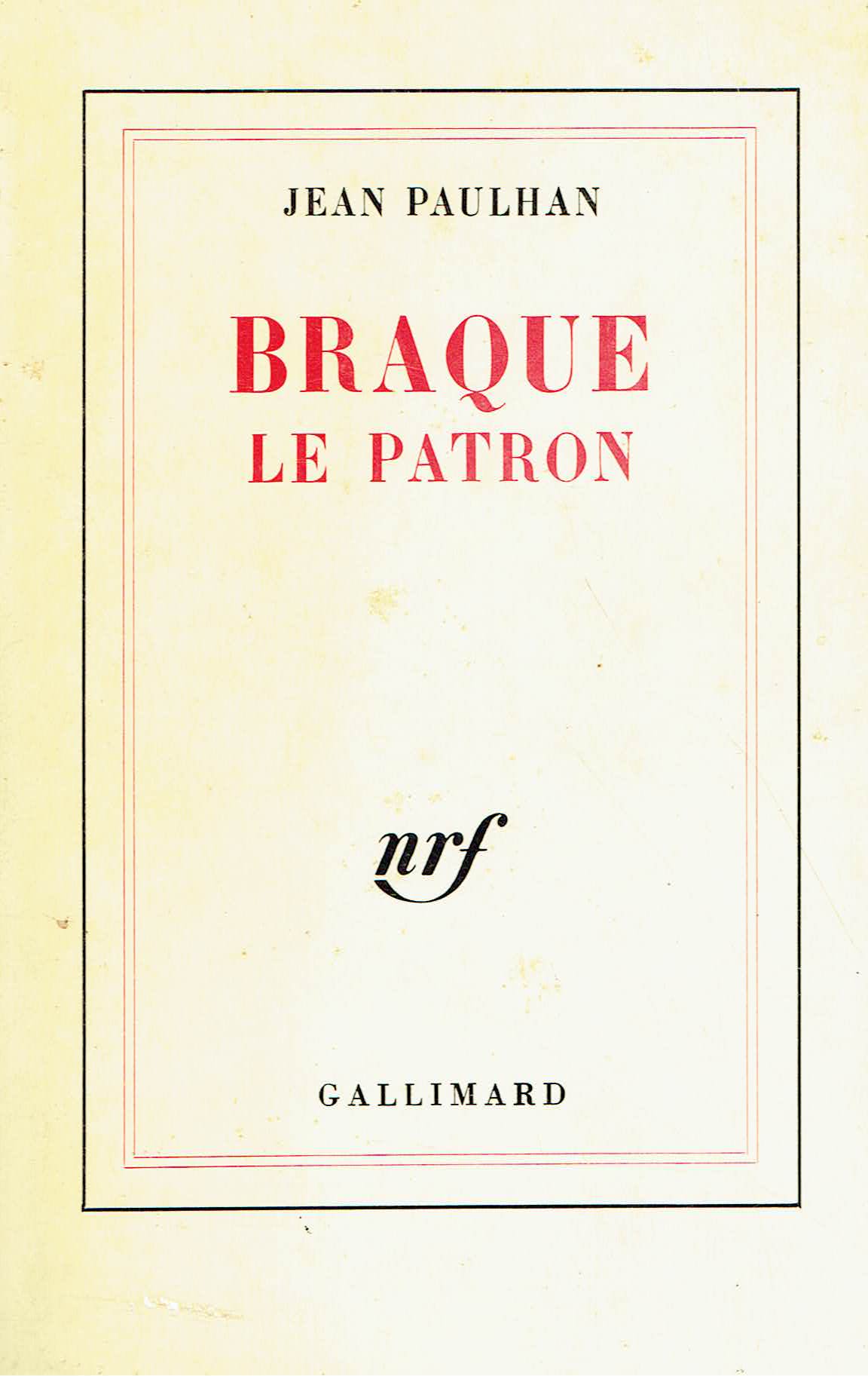 Braque le patron