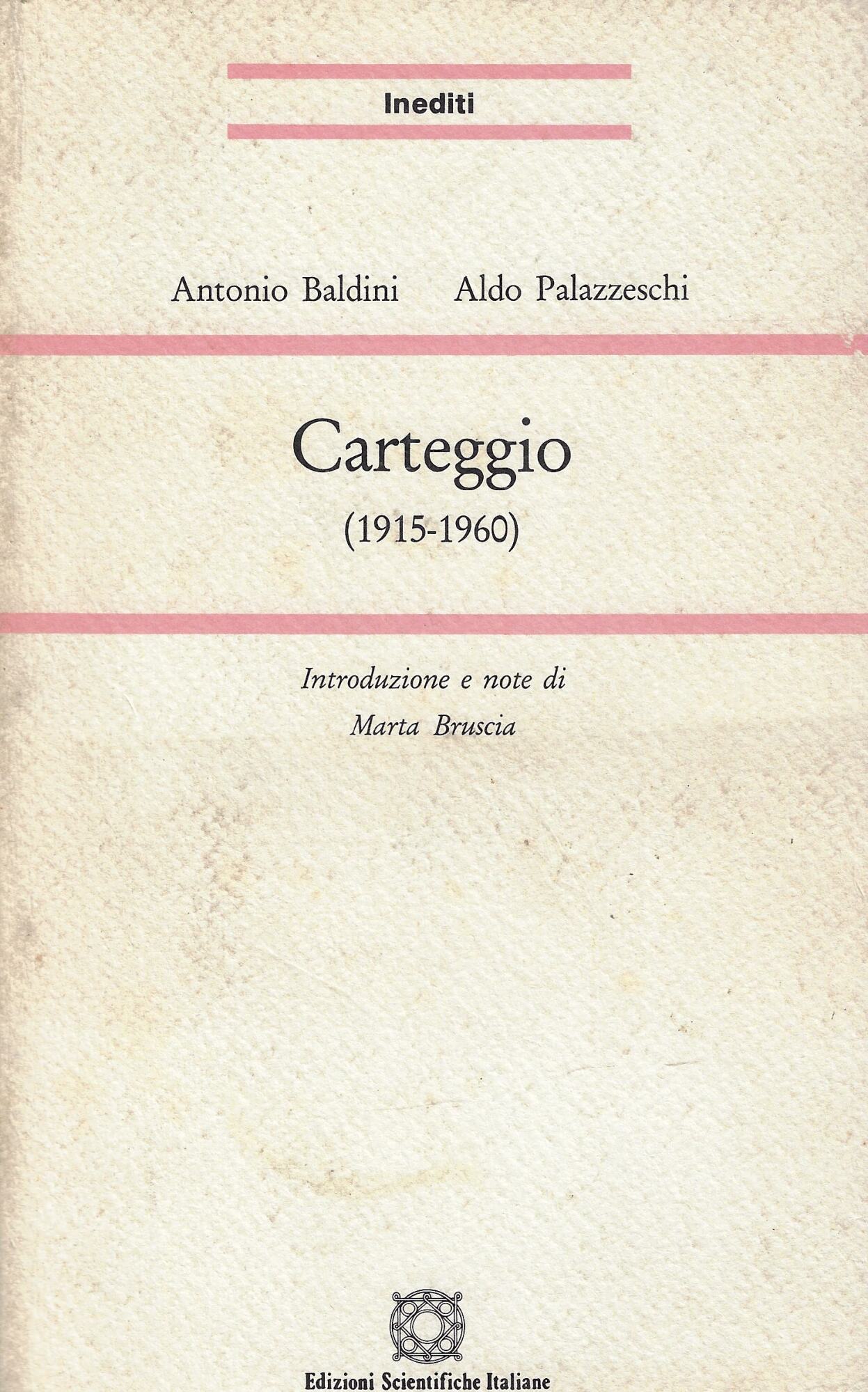 Carteggio (1915-1960)
