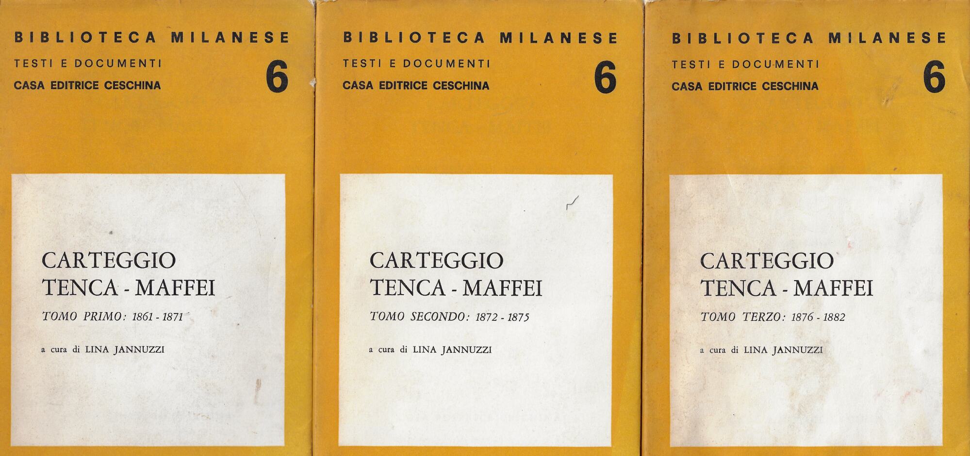 Carteggio Tenca-Maffei