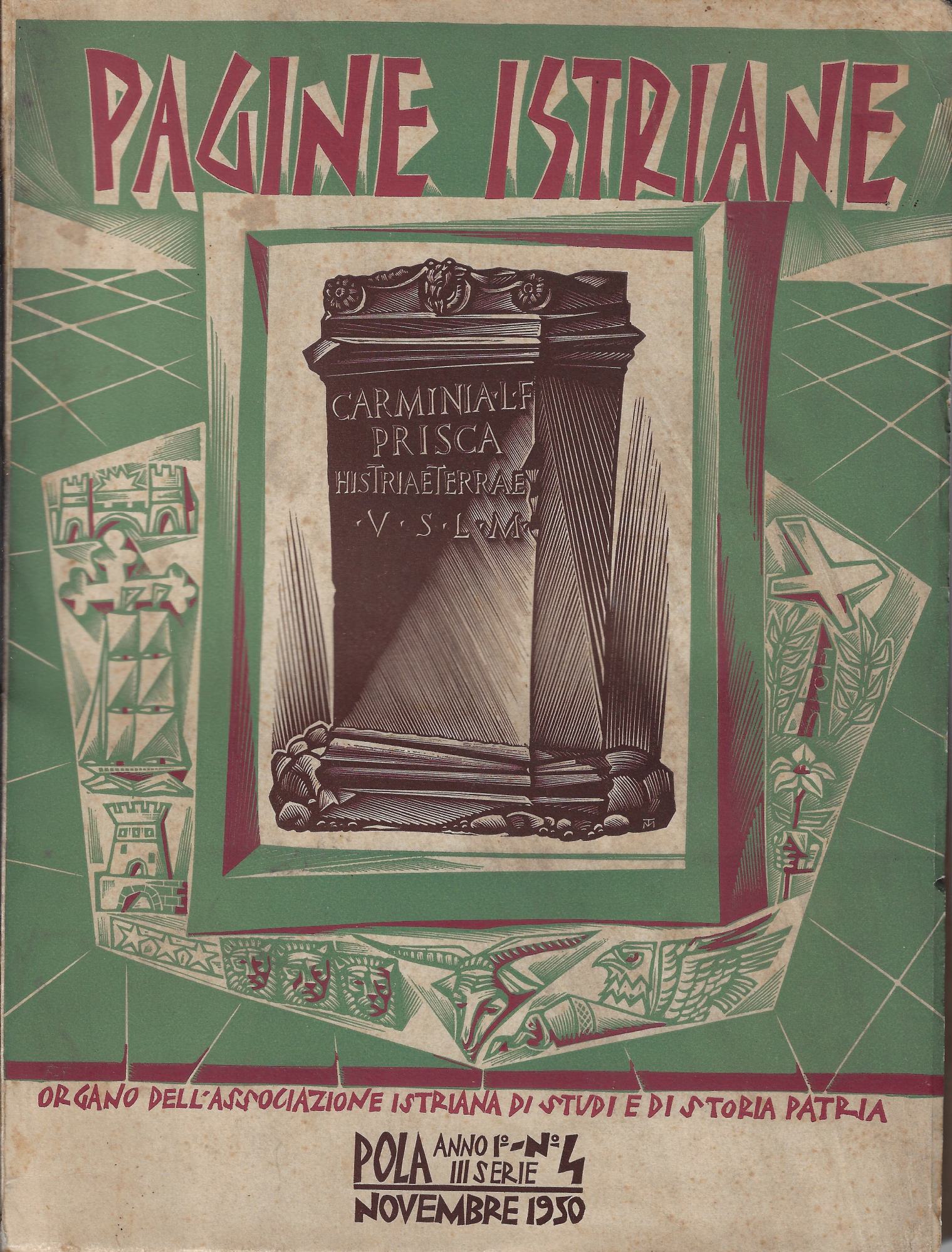 Celebrazioni degli istriani illustri. Numero speciale di: Pagine istriane