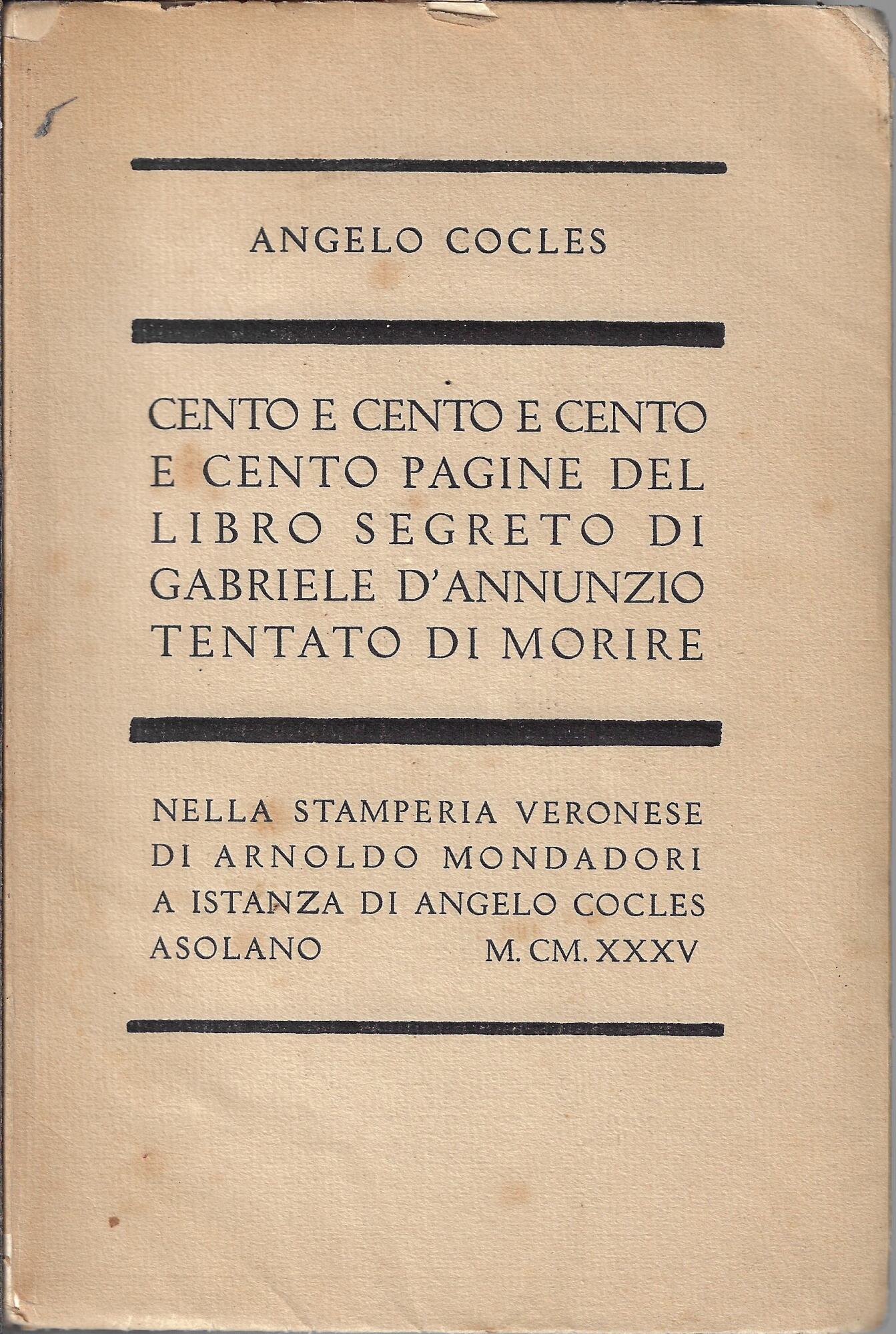 Cento e cento e cento e cento pagine del libro …