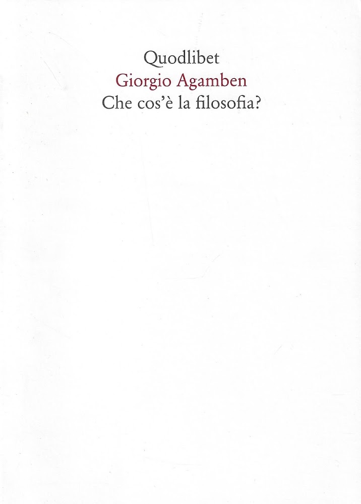 Che cos'è la filosofia?
