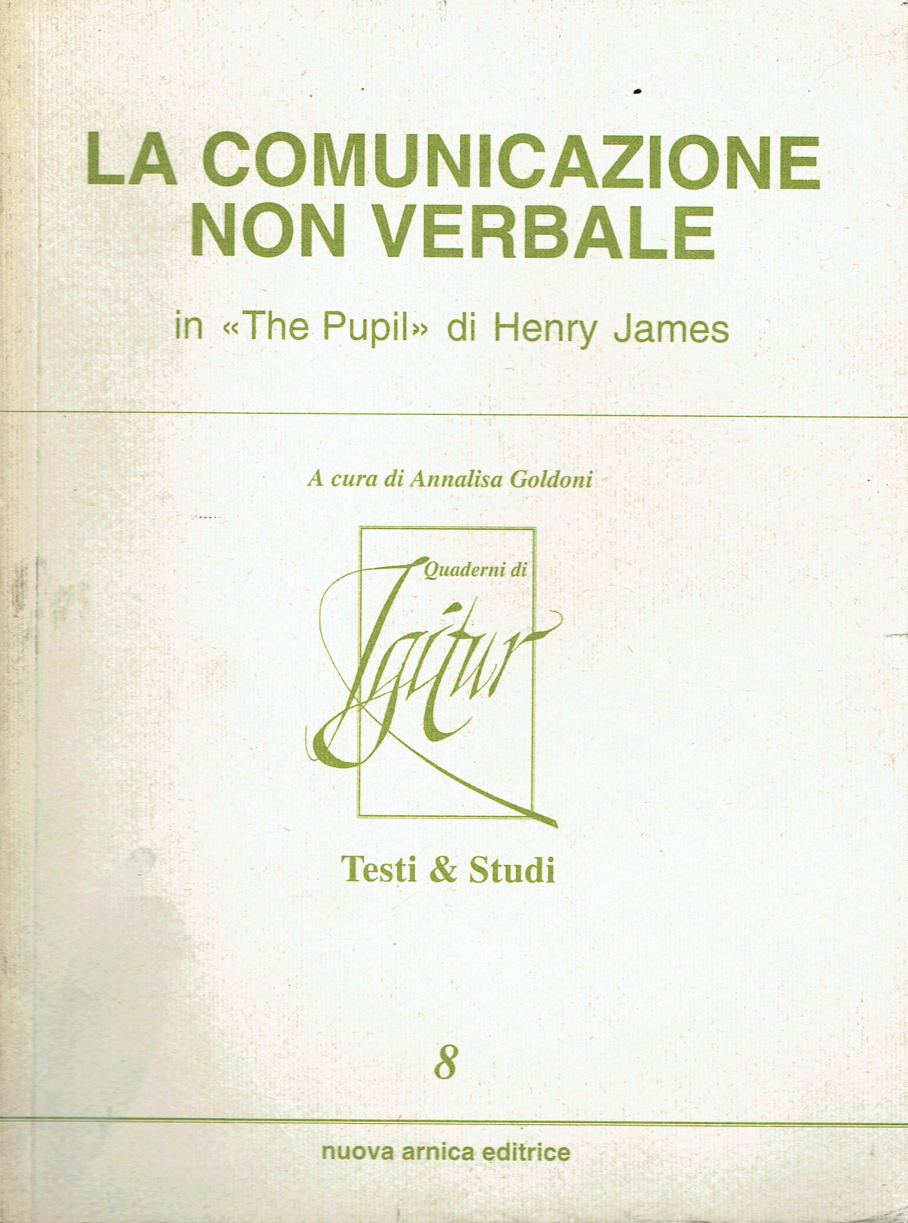 Comunicazione non verbale in The Pupil di Henry James