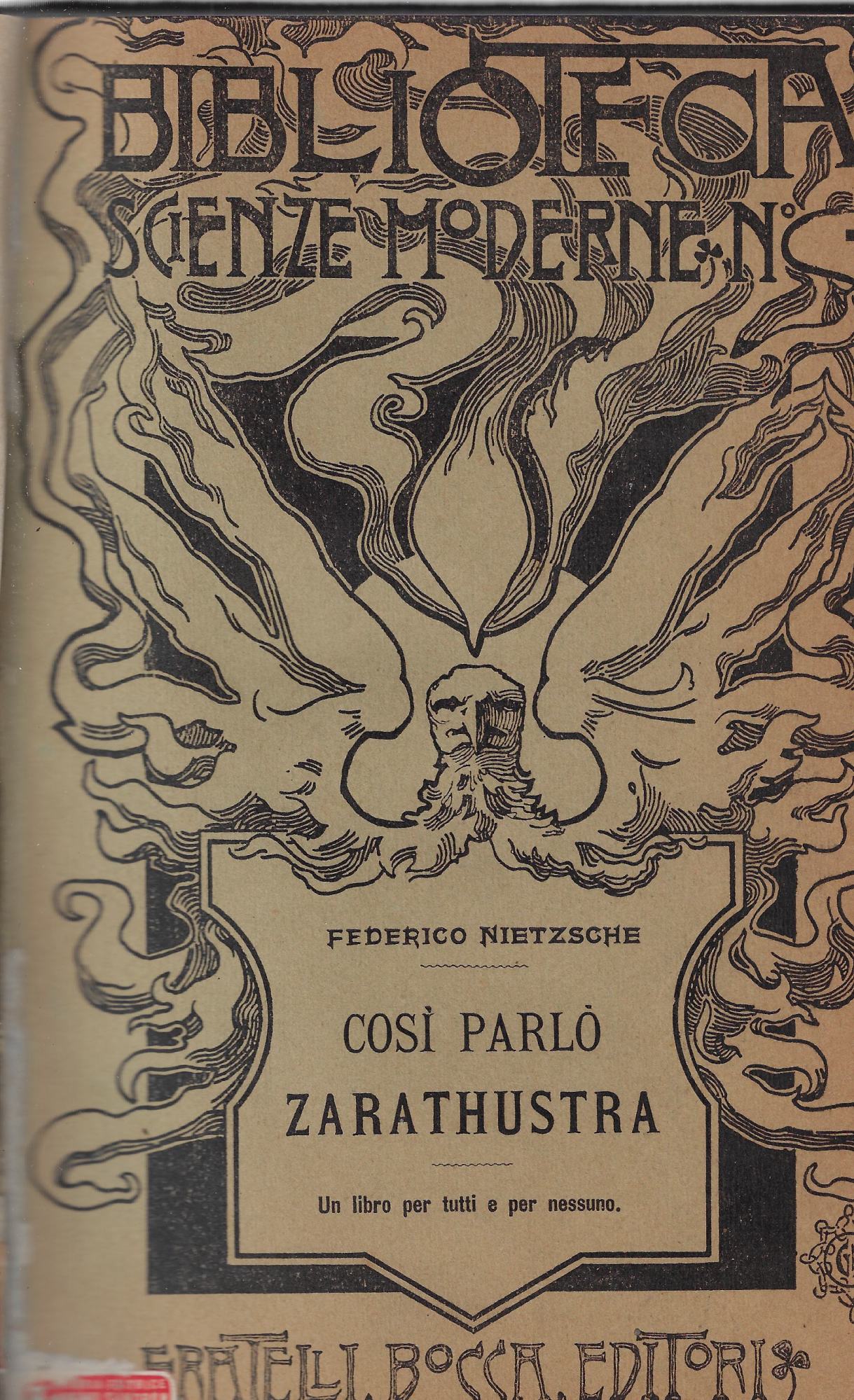 Cosi parlo Zarathustra : un libro per tutti e per …