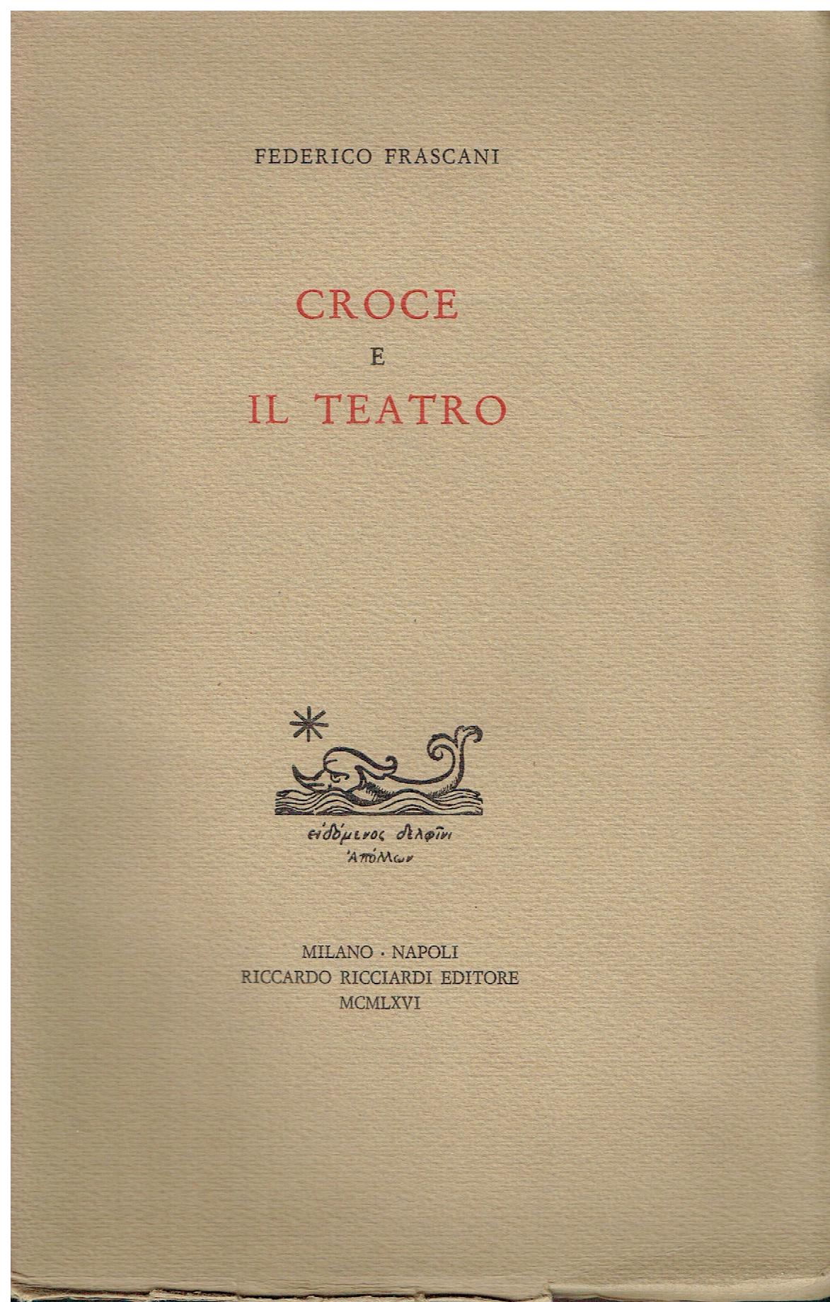 Croce e il teatro