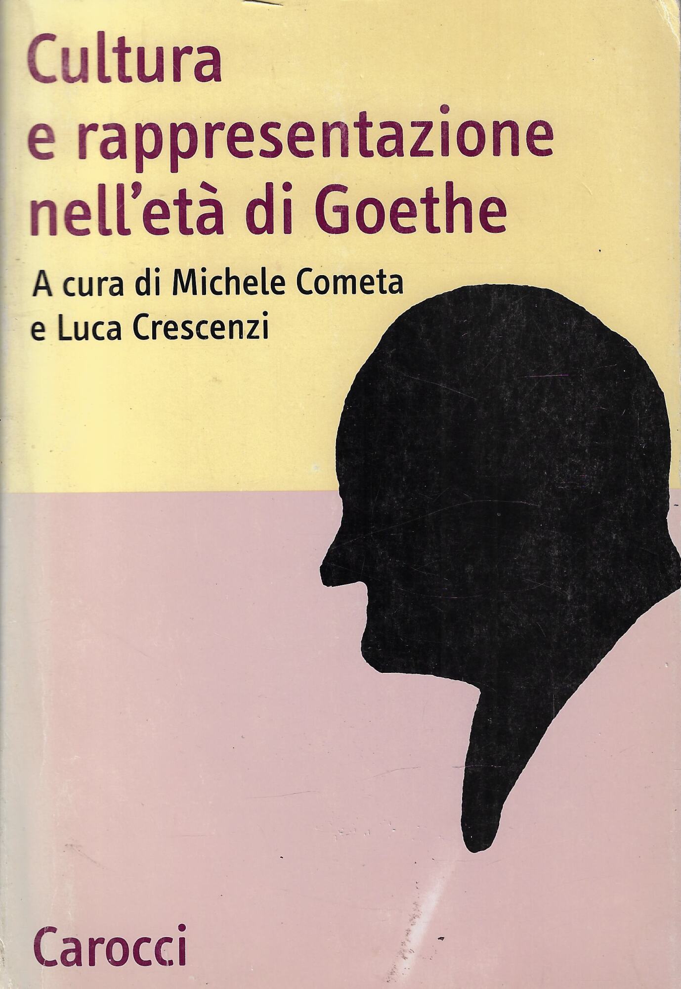 Cultura e rappresentazione nell'età di Goethe
