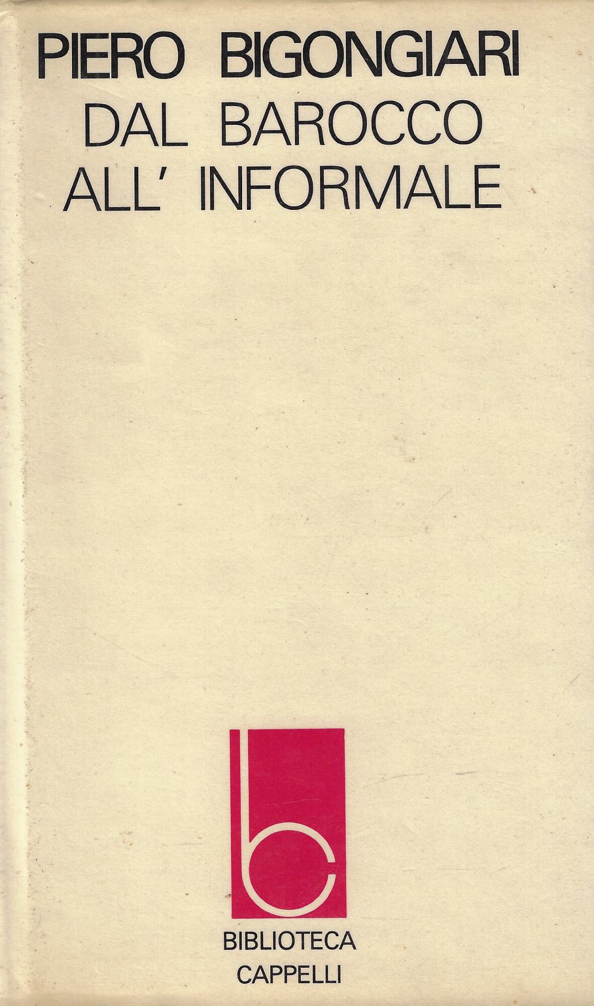 Dal Barocco all'Informale