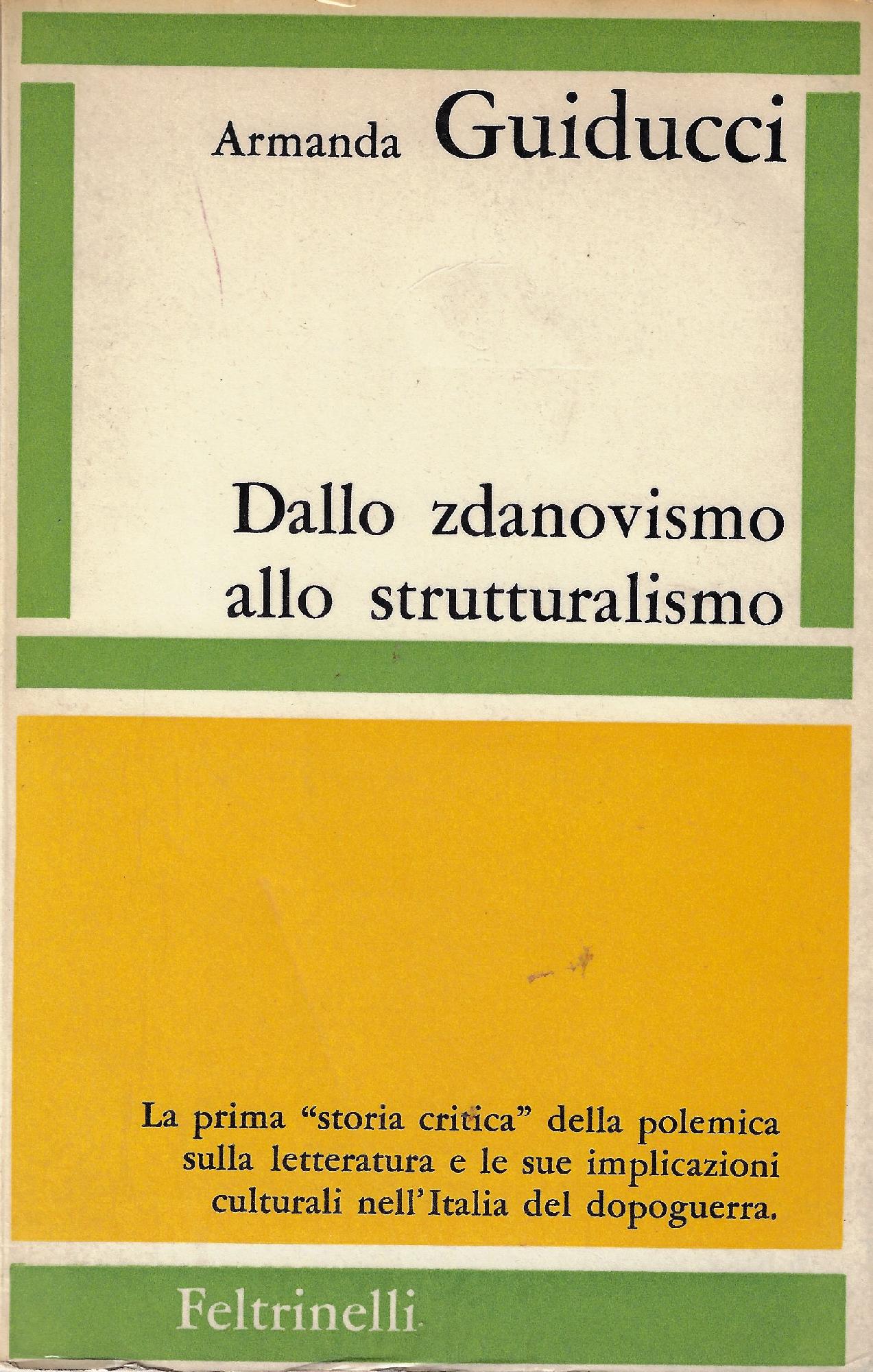 Dallo zdanovismo allo strutturalismo