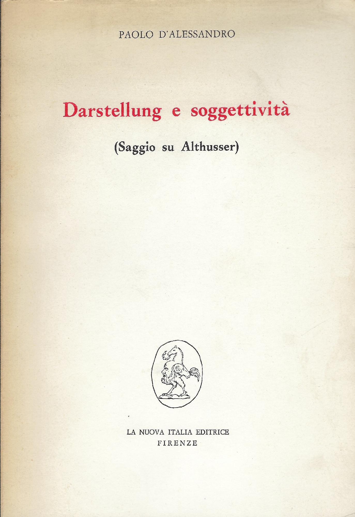 Darstellung e soggettività (saggio su Althusser)