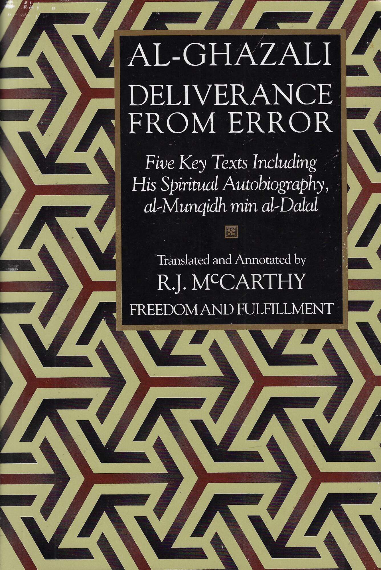 Deliverance from Error