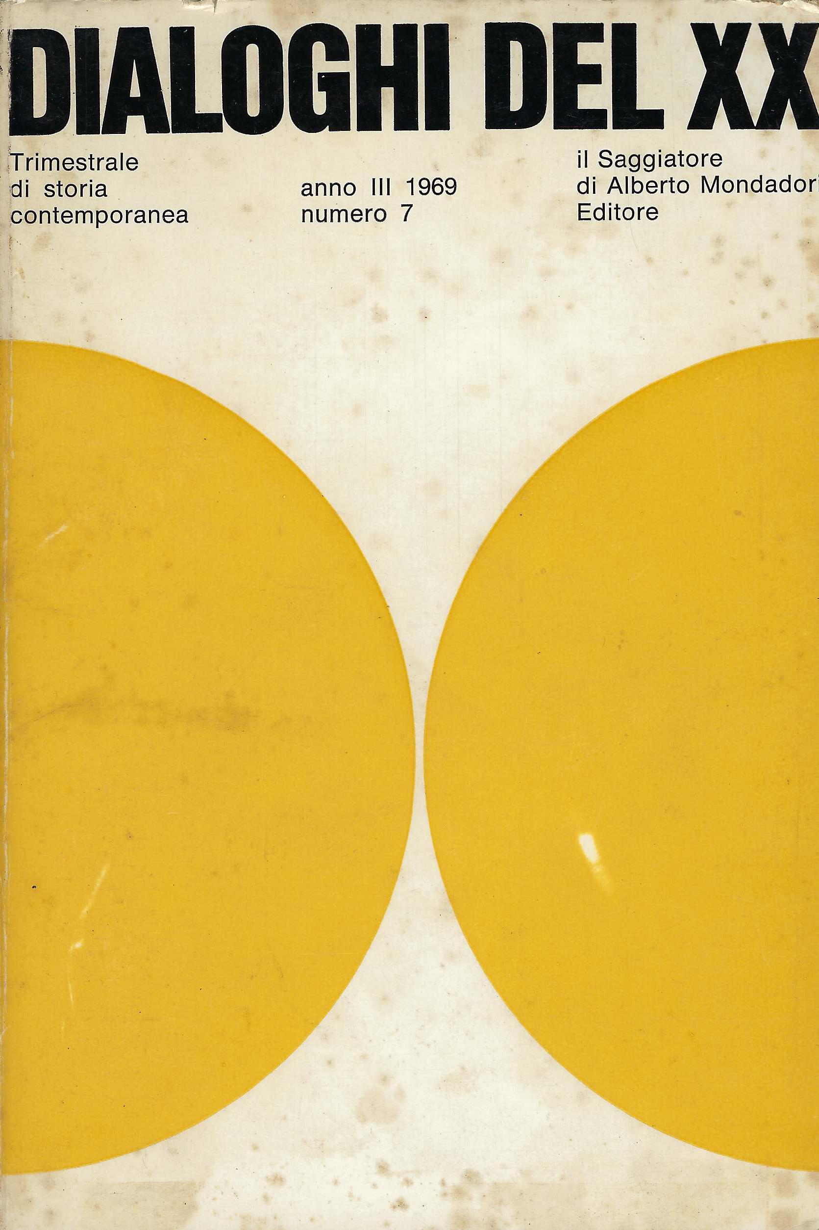 Dialoghi, del XX: rassegna di storia contemporanea