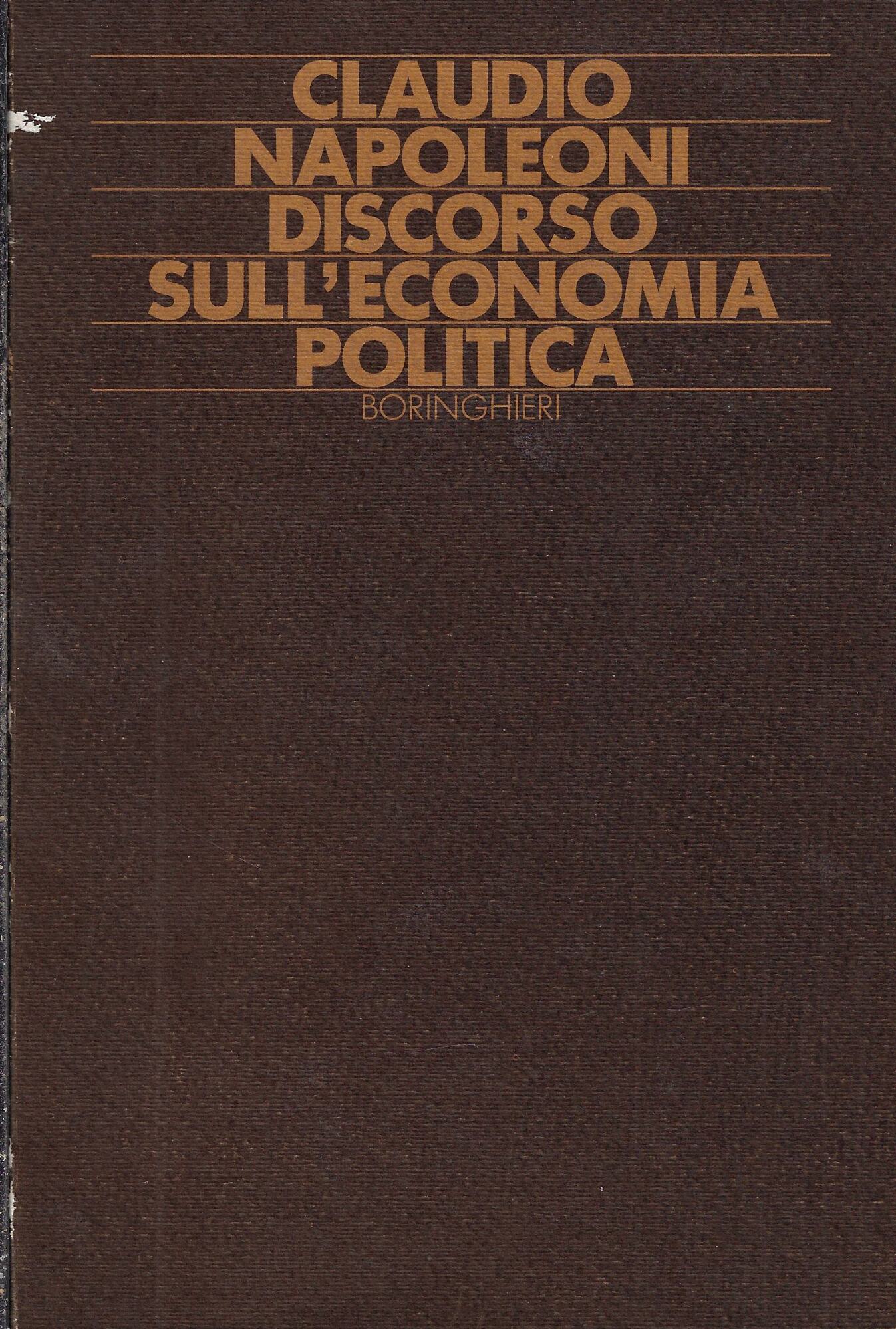 Discorso sull'economia politica