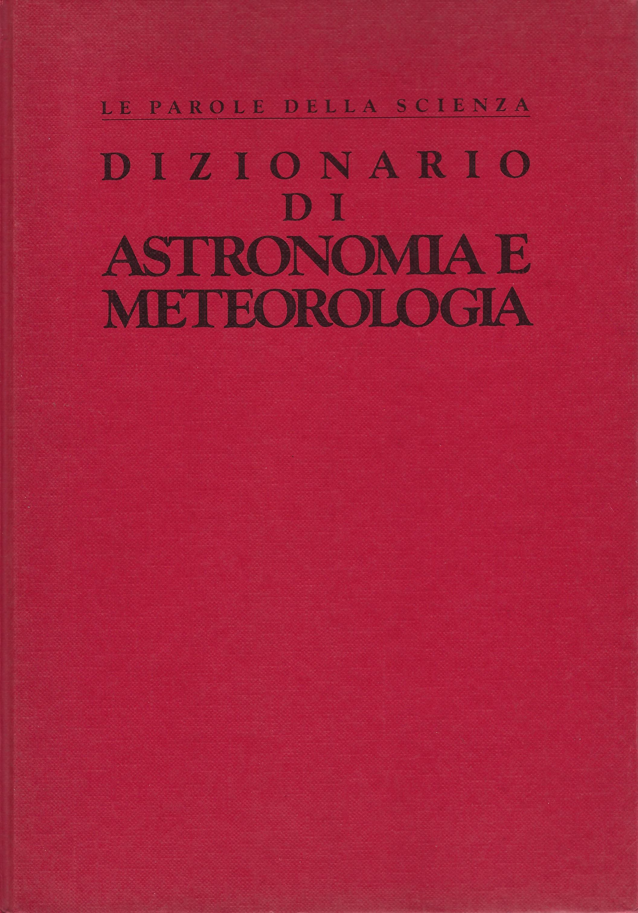 Dizionario di astronomia e meteorologia