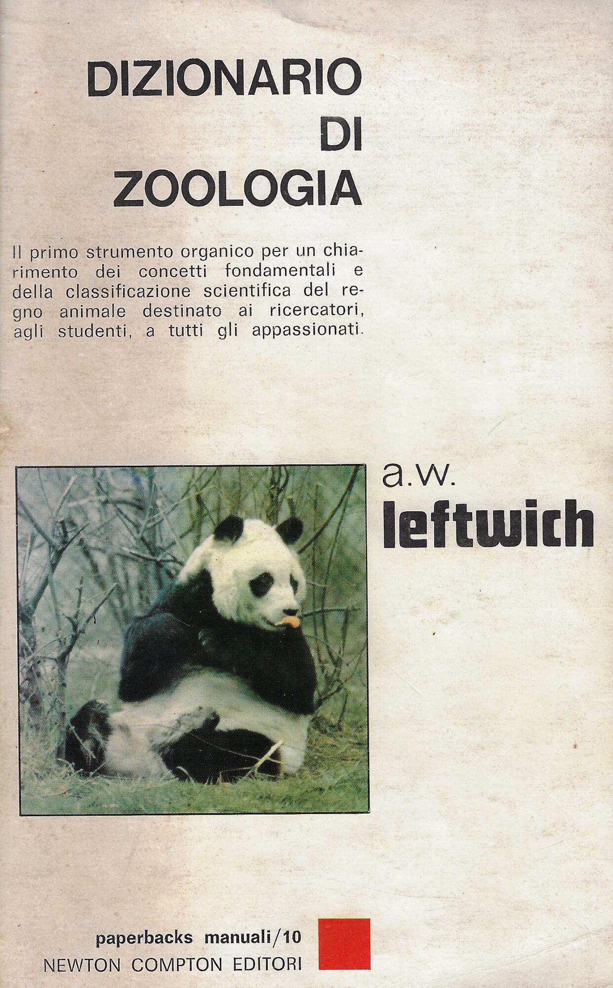 Dizionario di zoologia