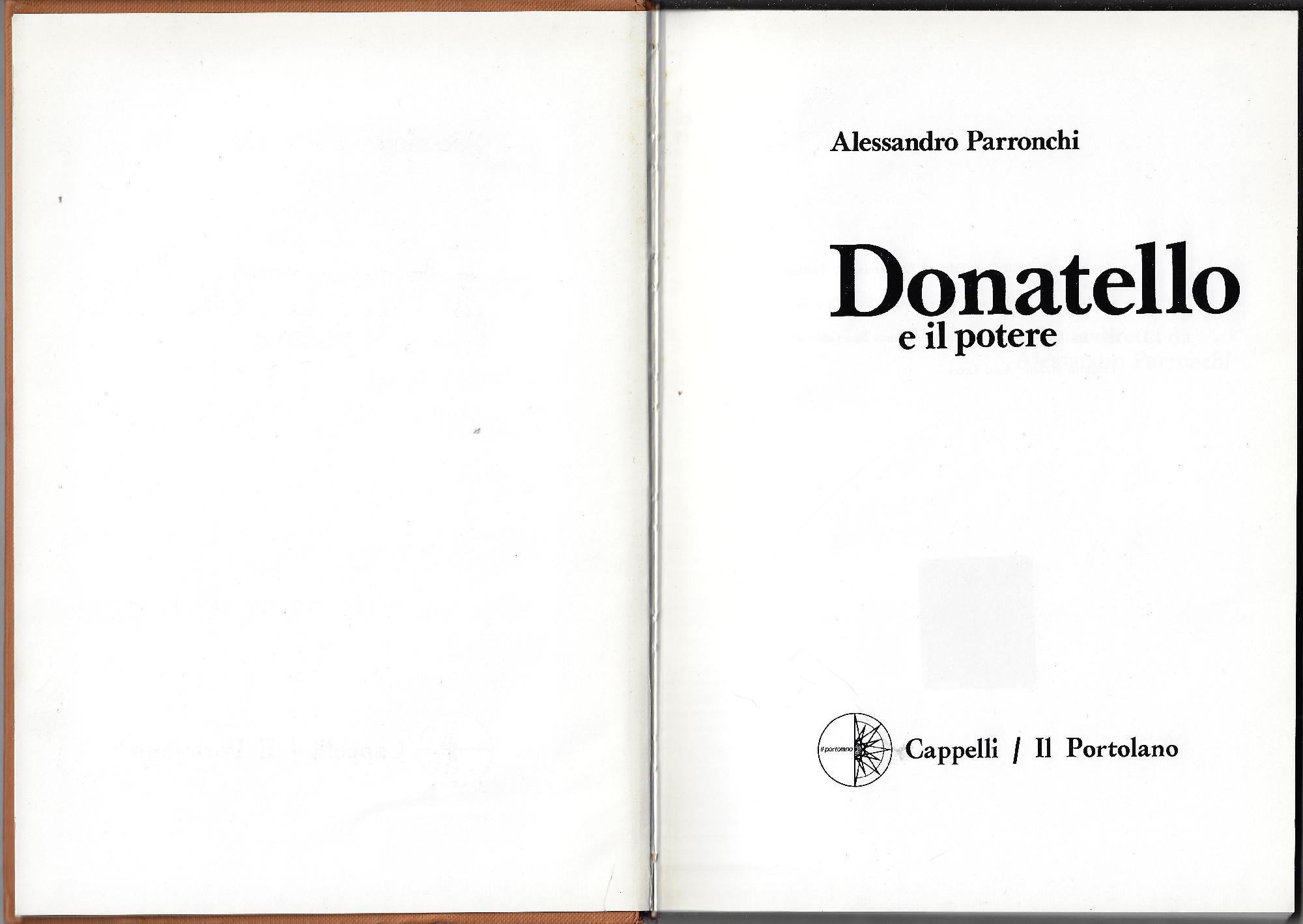 Donatello e il potere