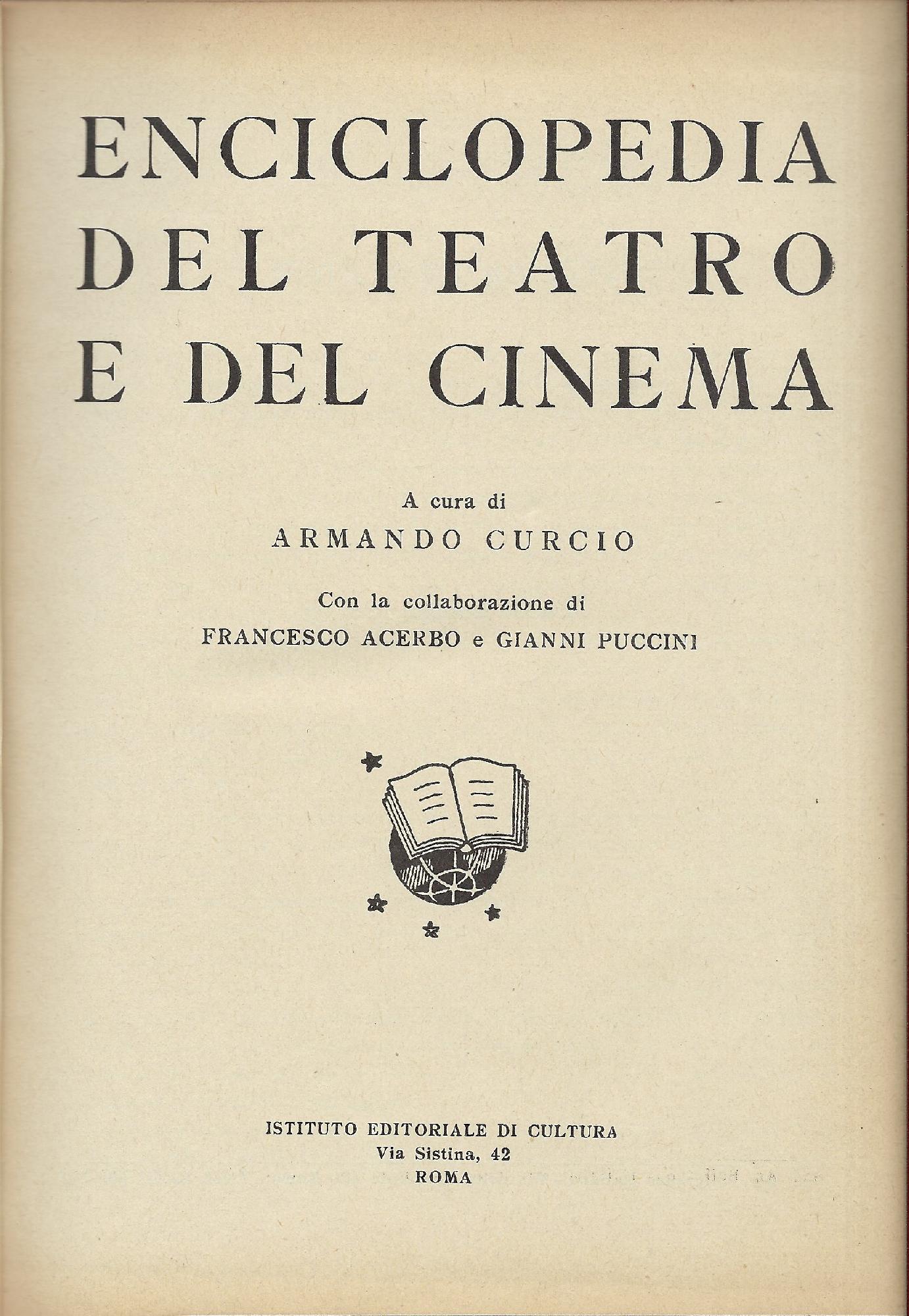 Enciclopedia del teatro e del cinema