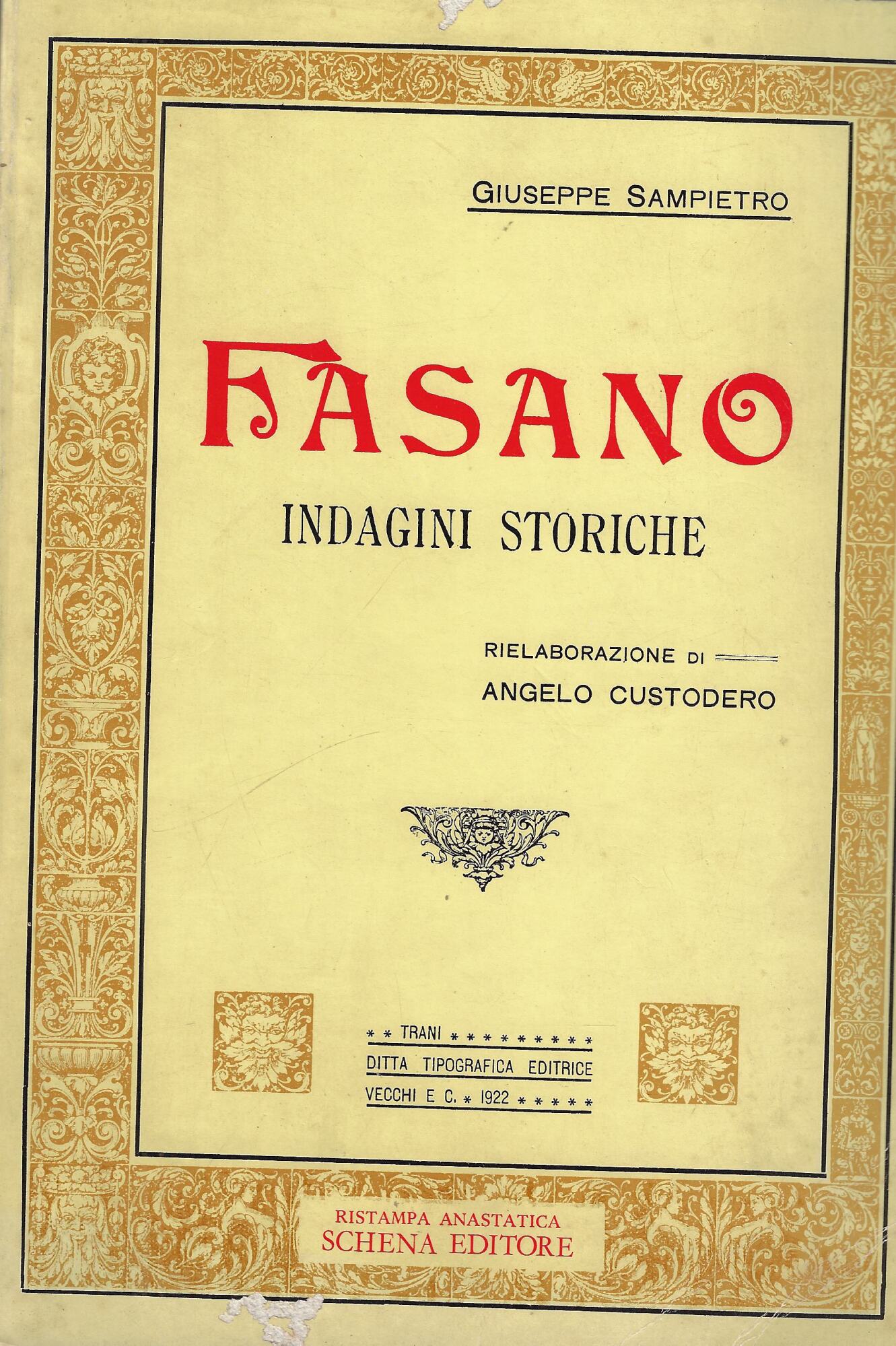Fasano : indagini storiche (rist. anastatica)
