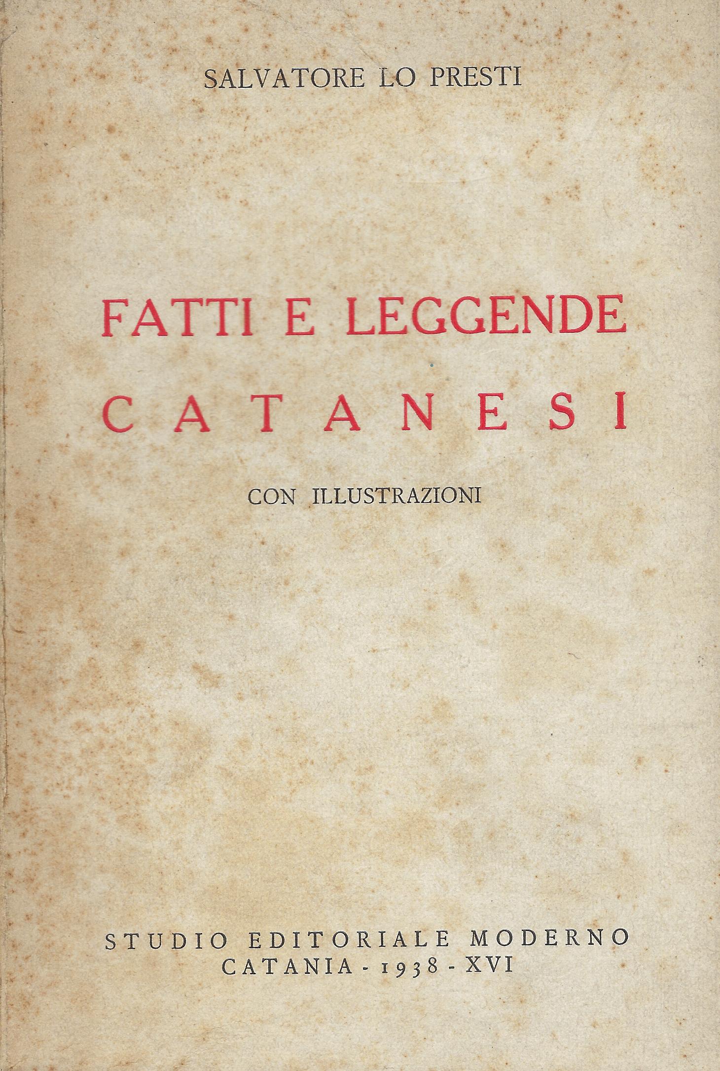 Fatti e leggende catanesi