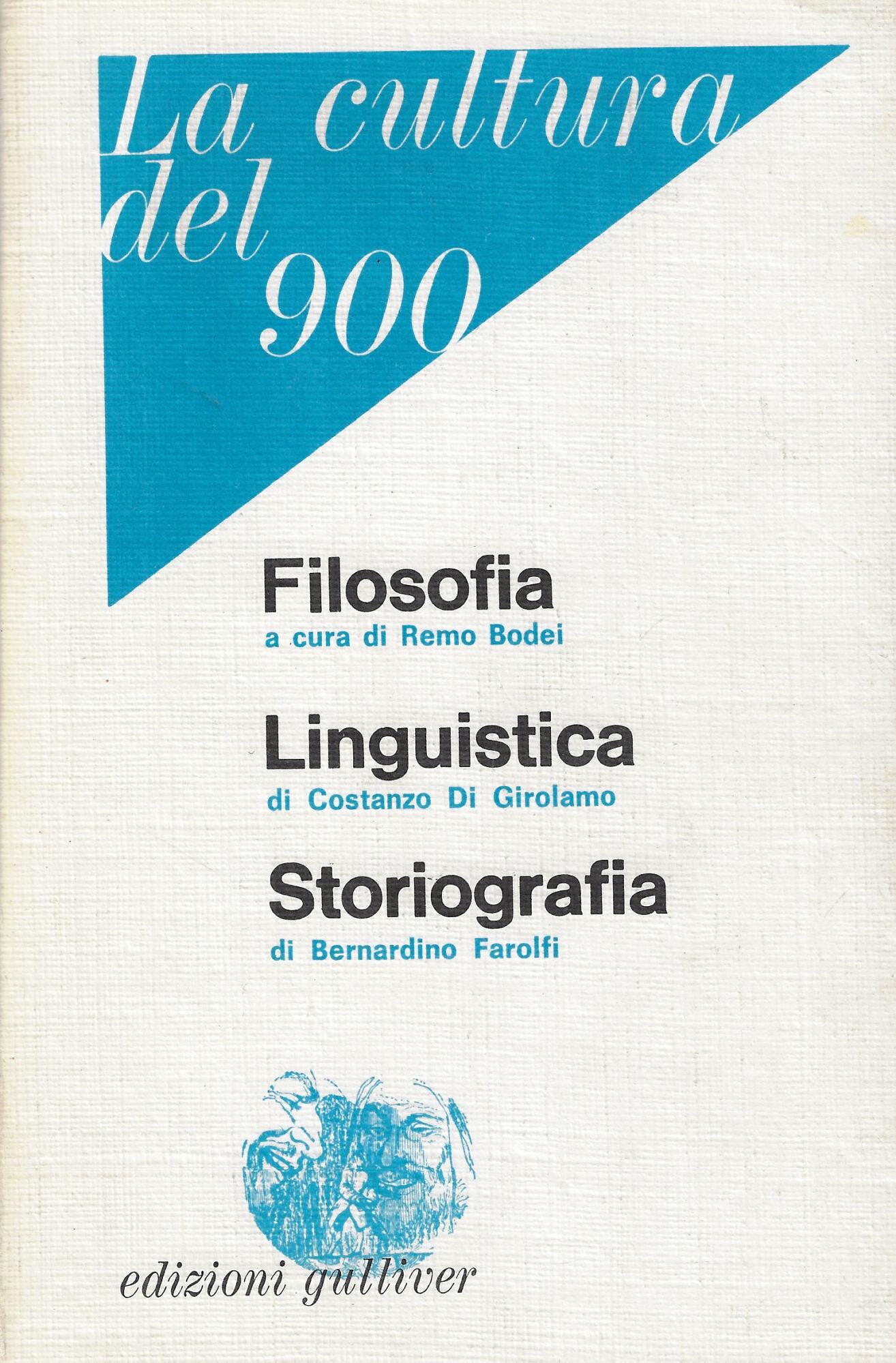 Filosofia. Linguistica. Storiografia