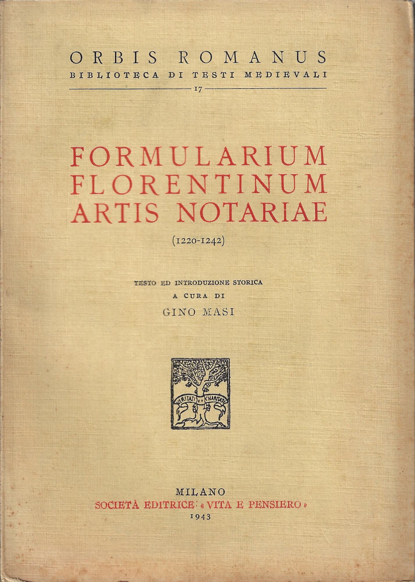 Formularium Florentinum artis notariae ( 1220-1242 )