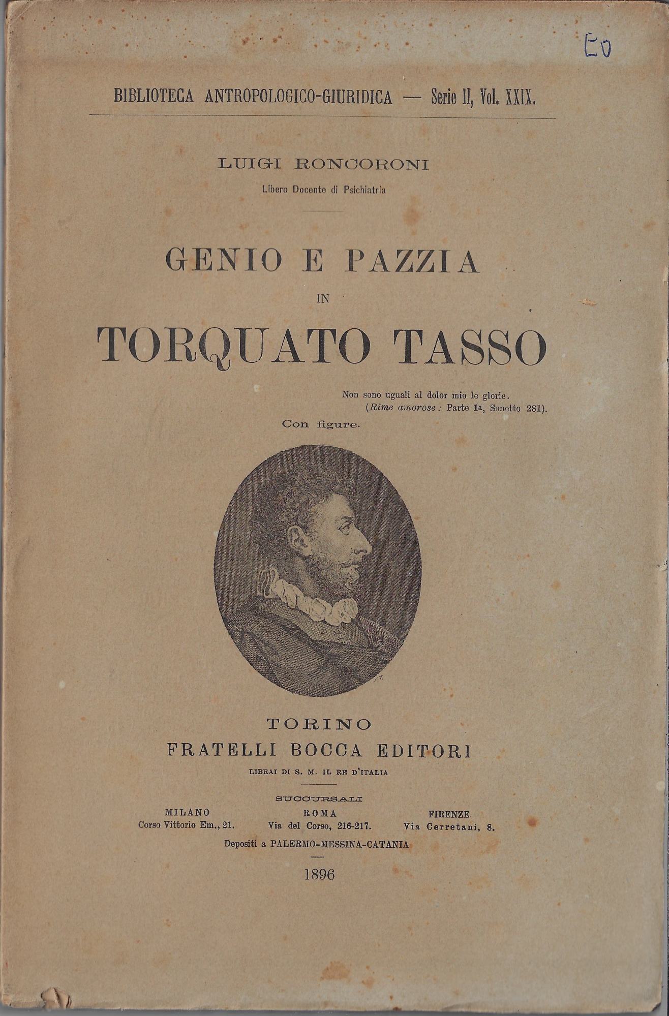 Genio e pazzia in Torquato Tasso