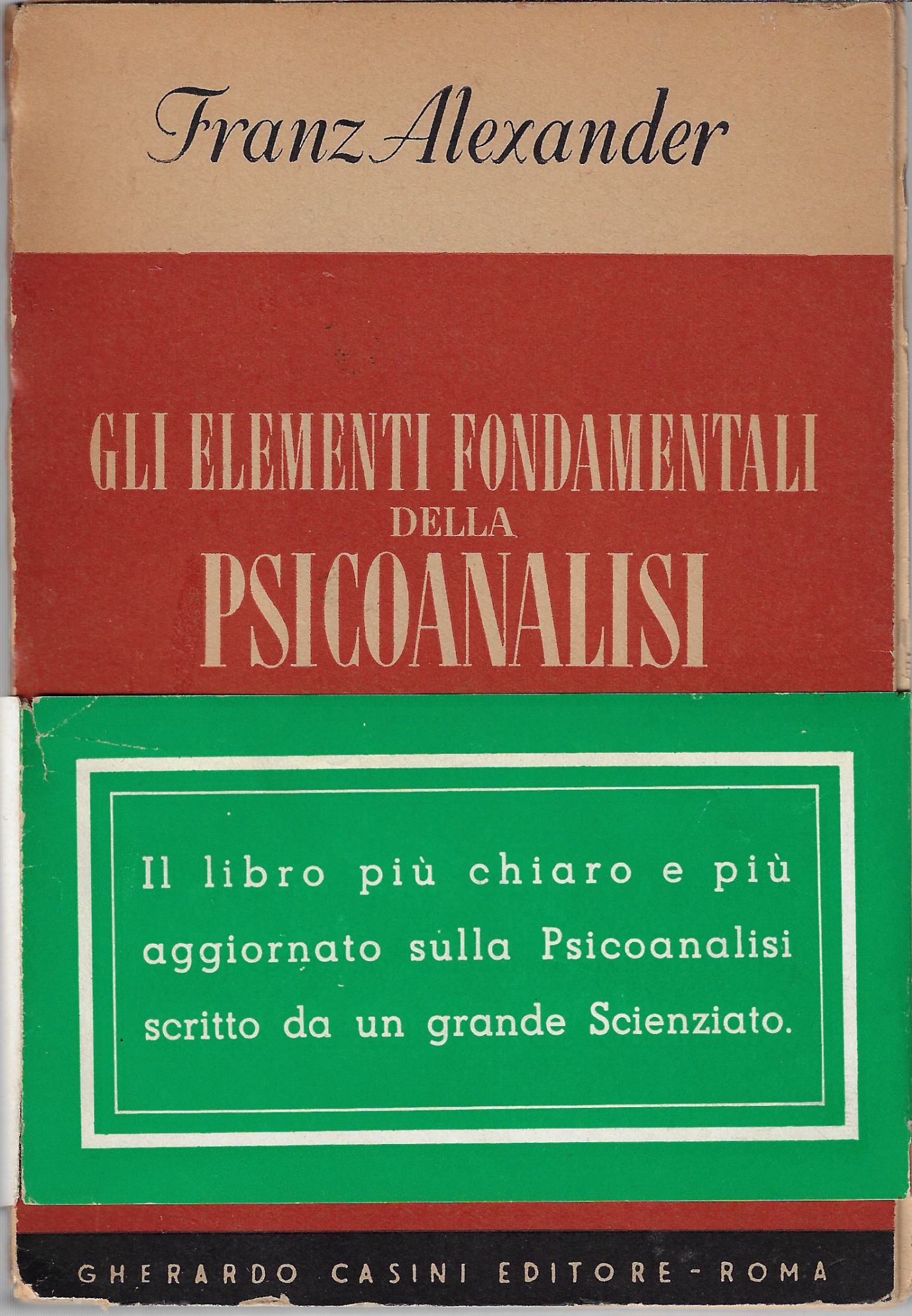 Gli elementi fondamentali della psicoanalisi