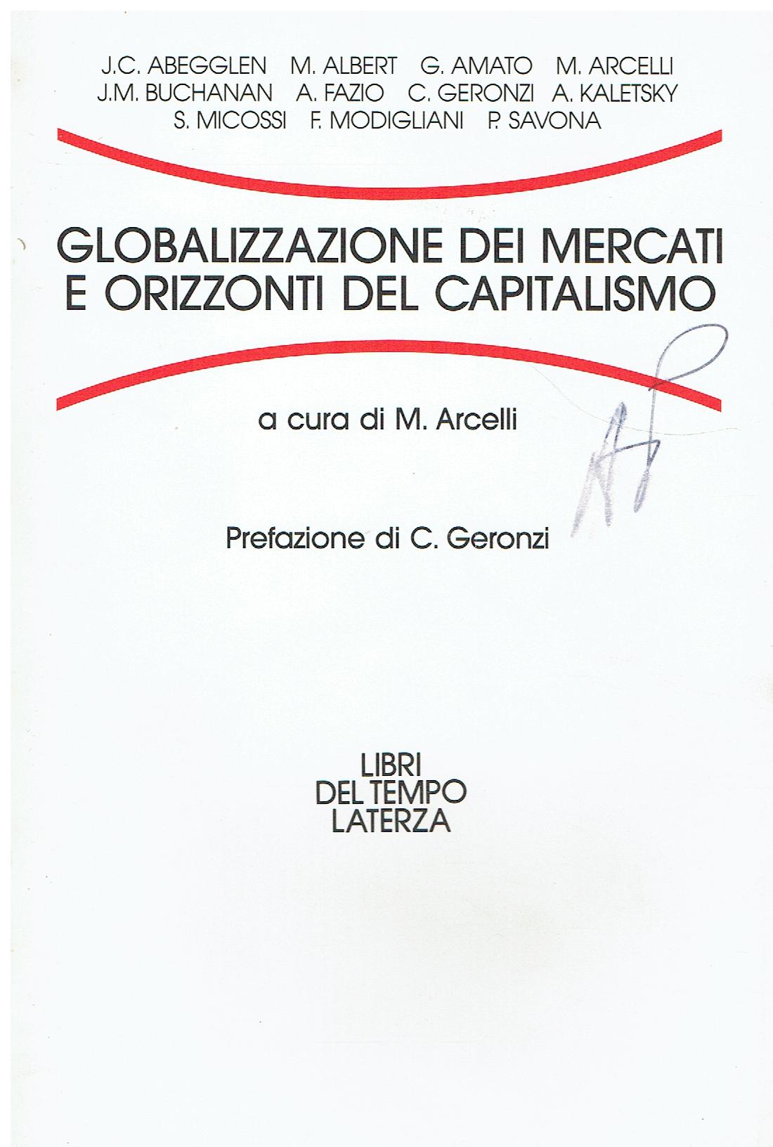 Globalizzazione dei mercati e orizzonti del capitalismo